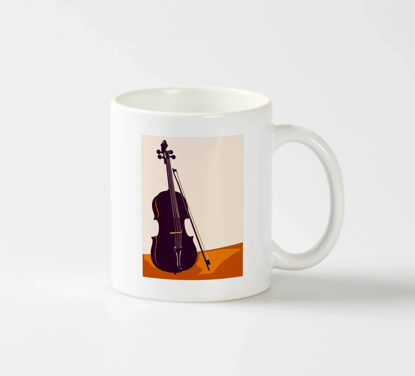 Violin ceramic mug by MUSIC EDITION