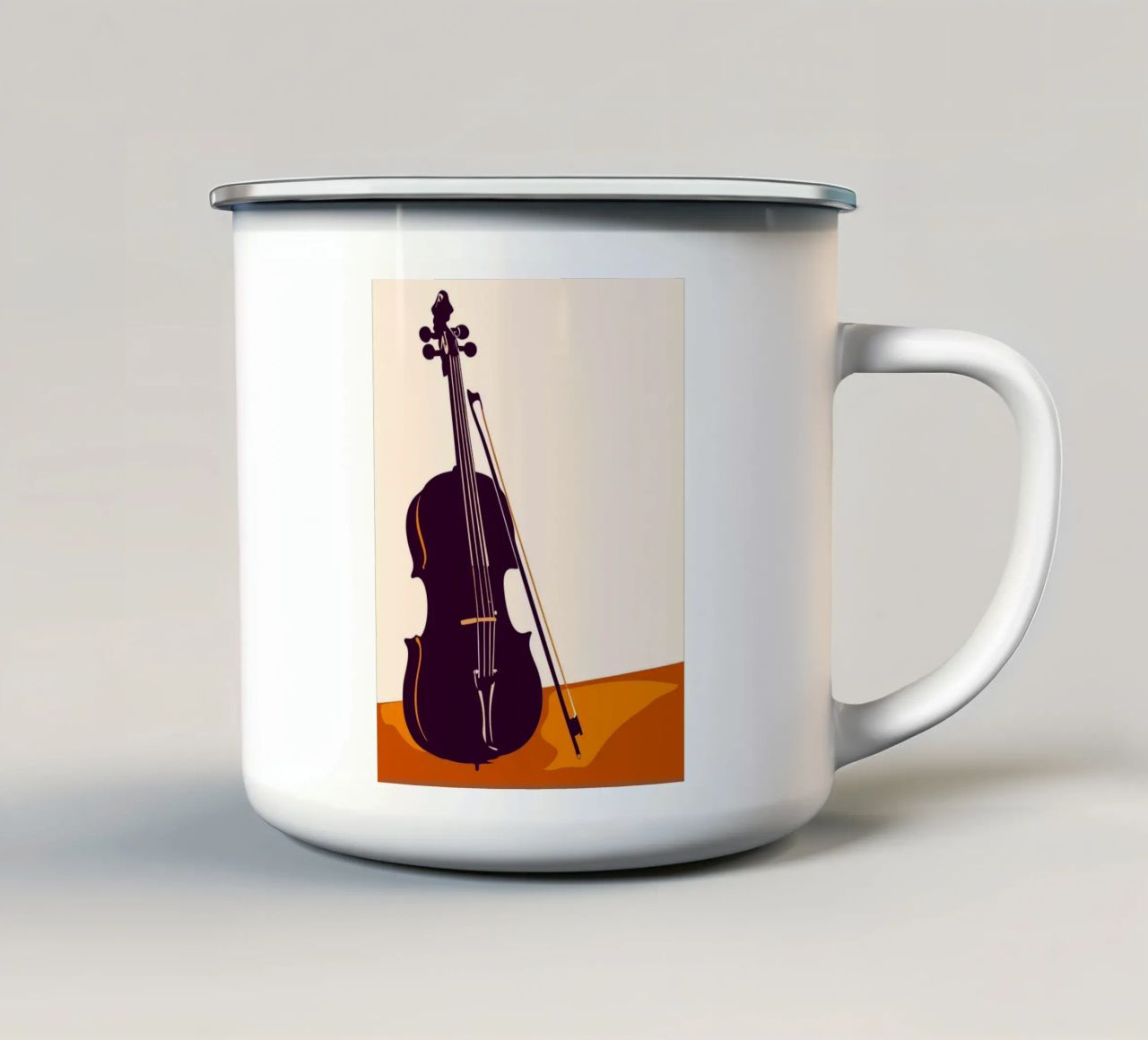 Violino tazza in smalto da MUSIC EDITION