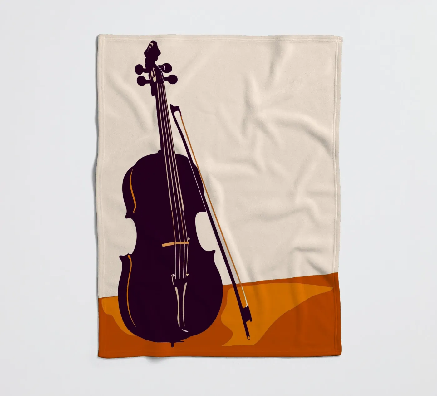 Violin Fleecedecke von MUSIC EDITION