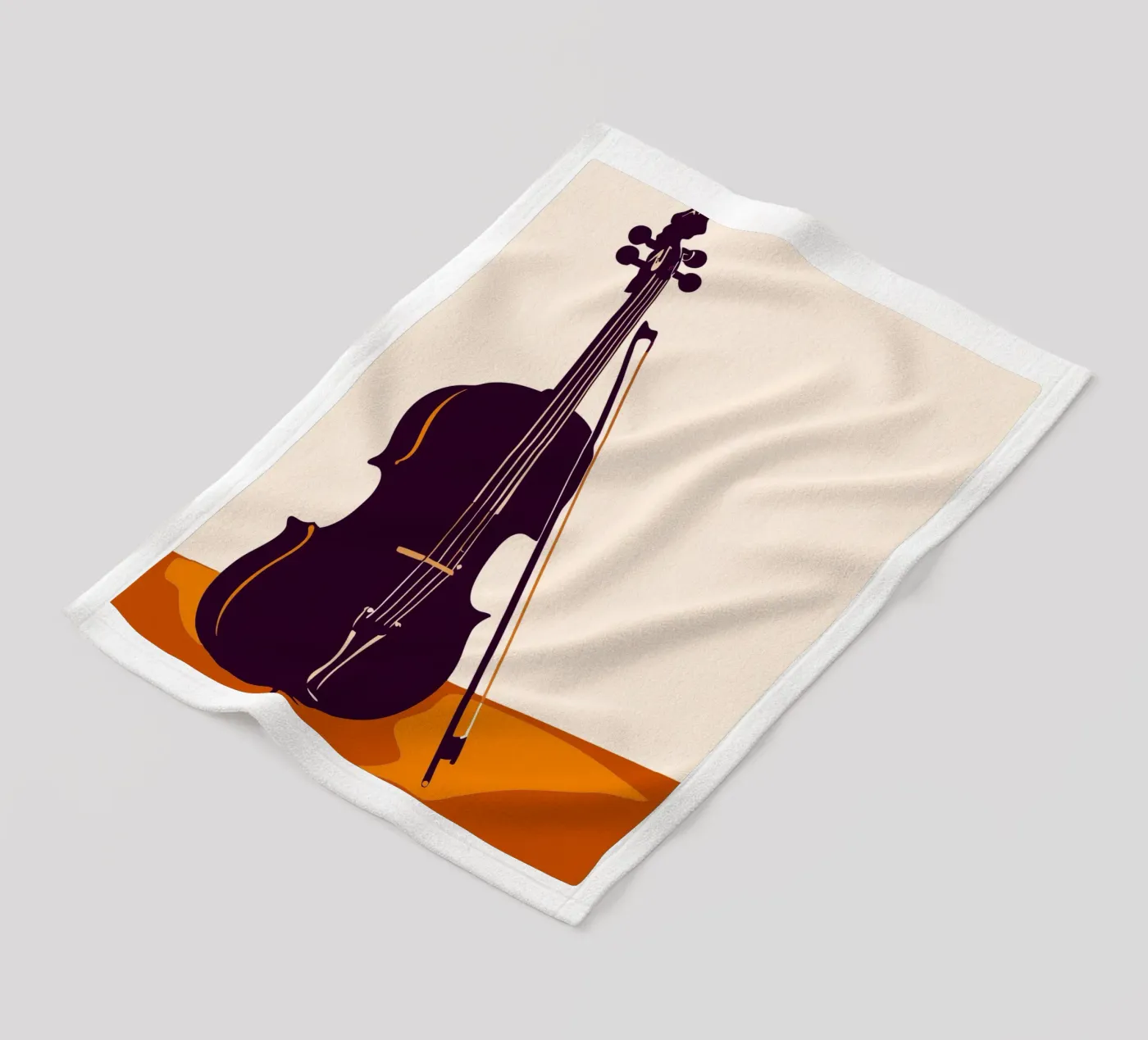 Violin Fleecedecke von MUSIC EDITION