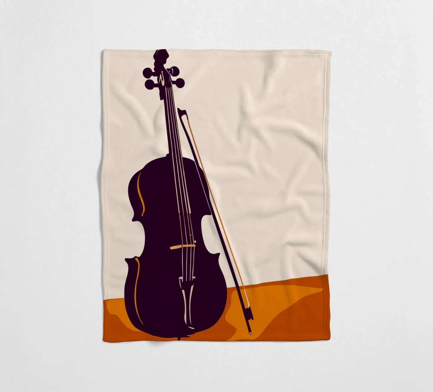Violin Fleecedecke von MUSIC EDITION