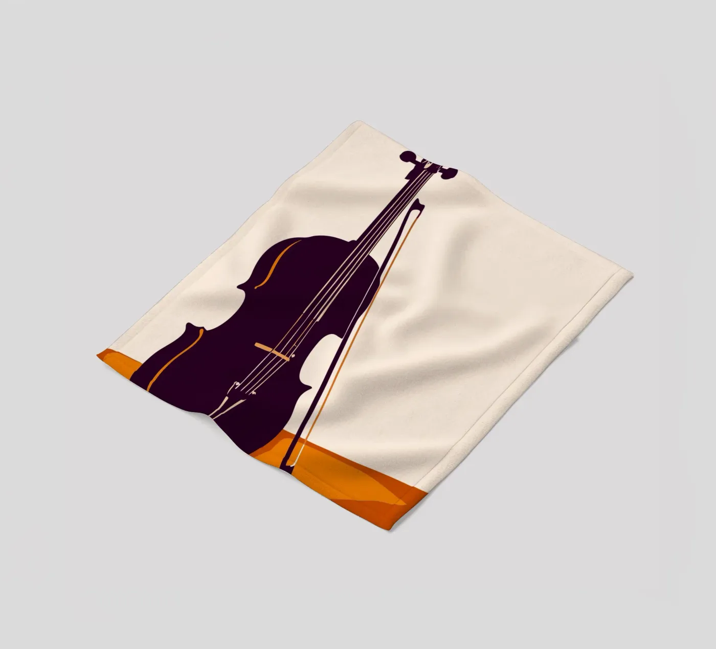 Violin Fleecedecke von MUSIC EDITION