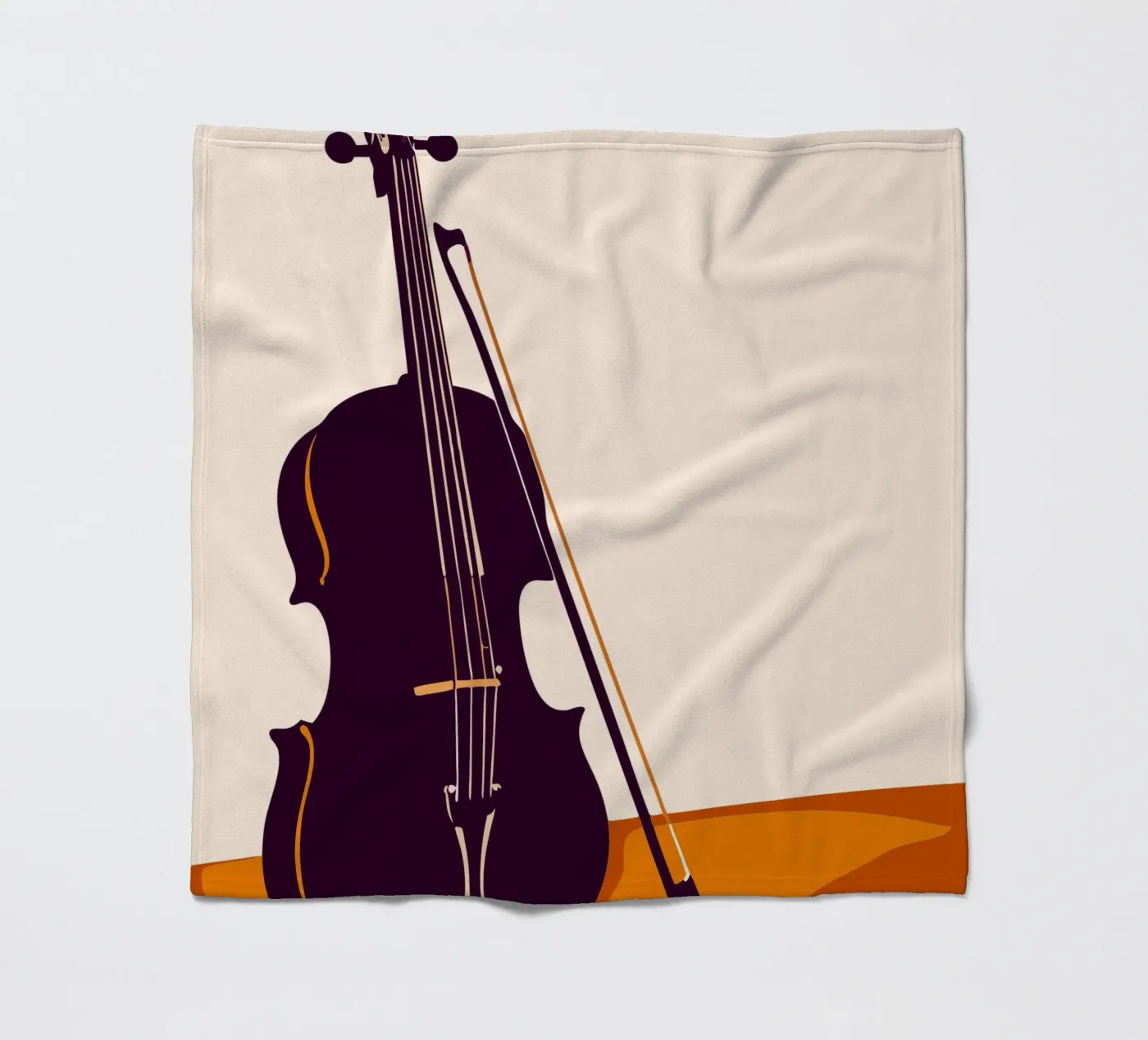 Violin Fleecedecke von MUSIC EDITION