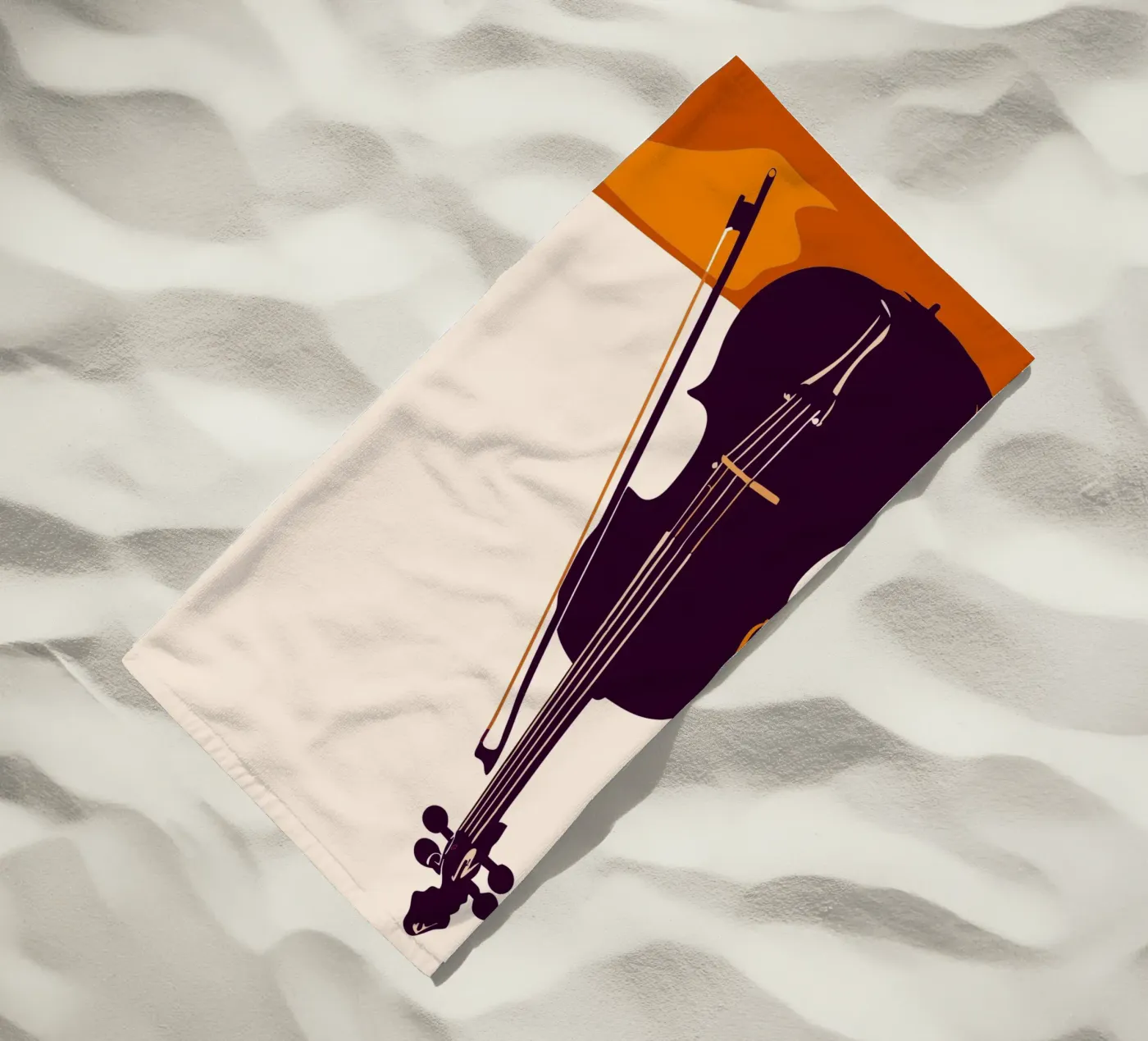 Geige Strandtuch von MUSIC EDITION