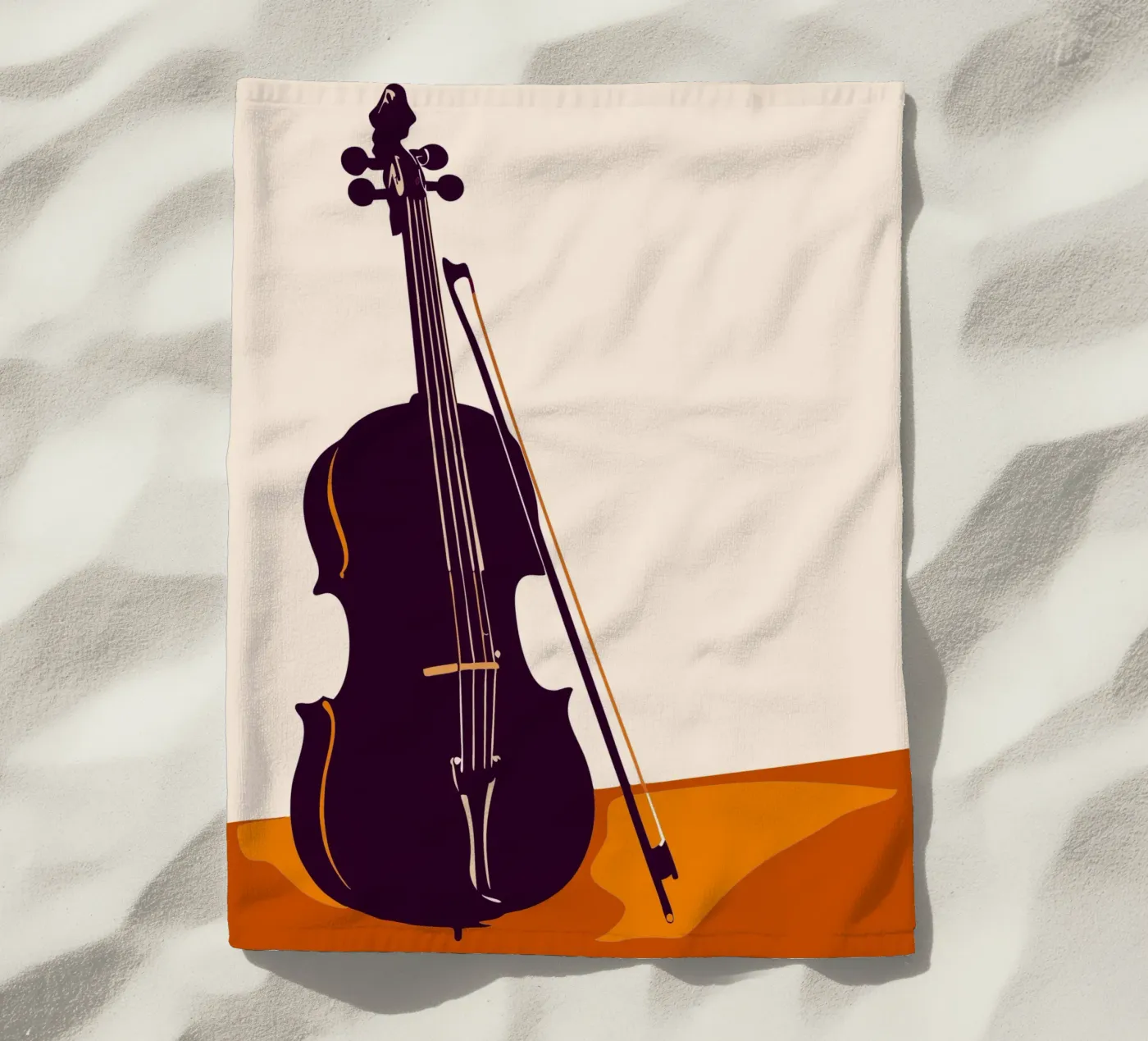 Geige Strandtuch von MUSIC EDITION