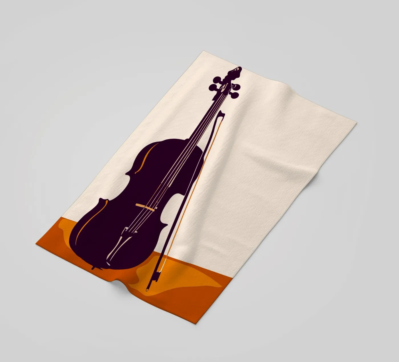 Geige Strandtuch von MUSIC EDITION