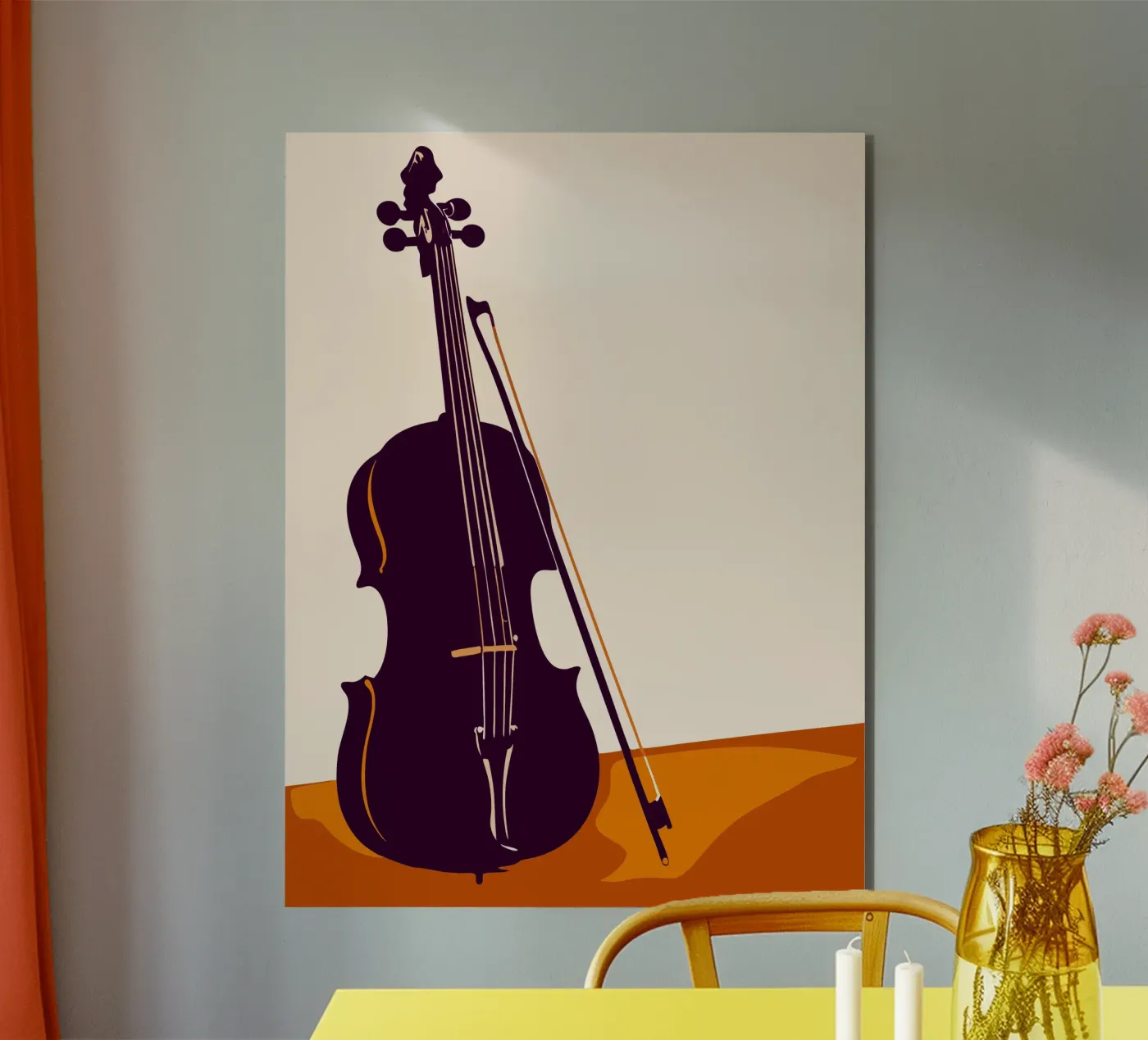 Violino alluminio dibond da MUSIC EDITION