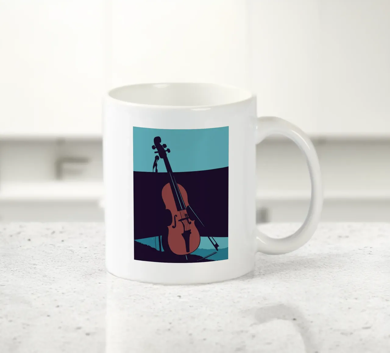 Geige Keramik Tasse von MUSIC EDITION
