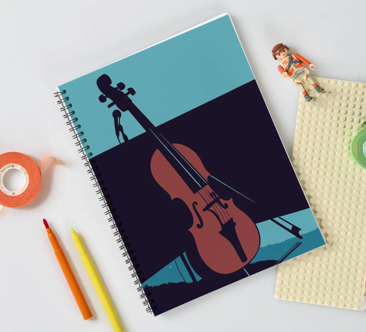 Violin spiral notebook by MUSIC EDITION