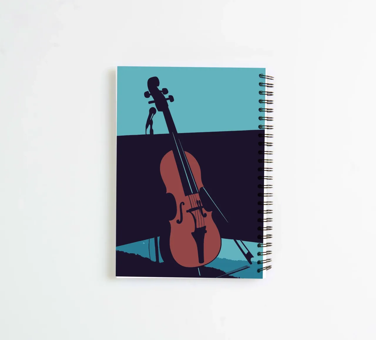 Violin spiral notebook by MUSIC EDITION