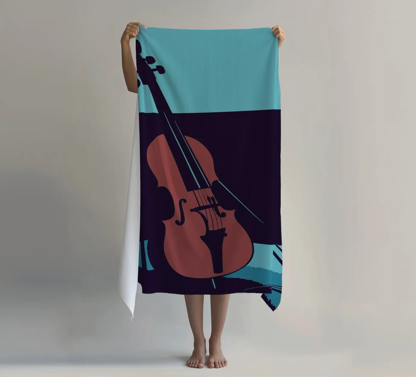 Violin strandhanddoek van MUSIC EDITION