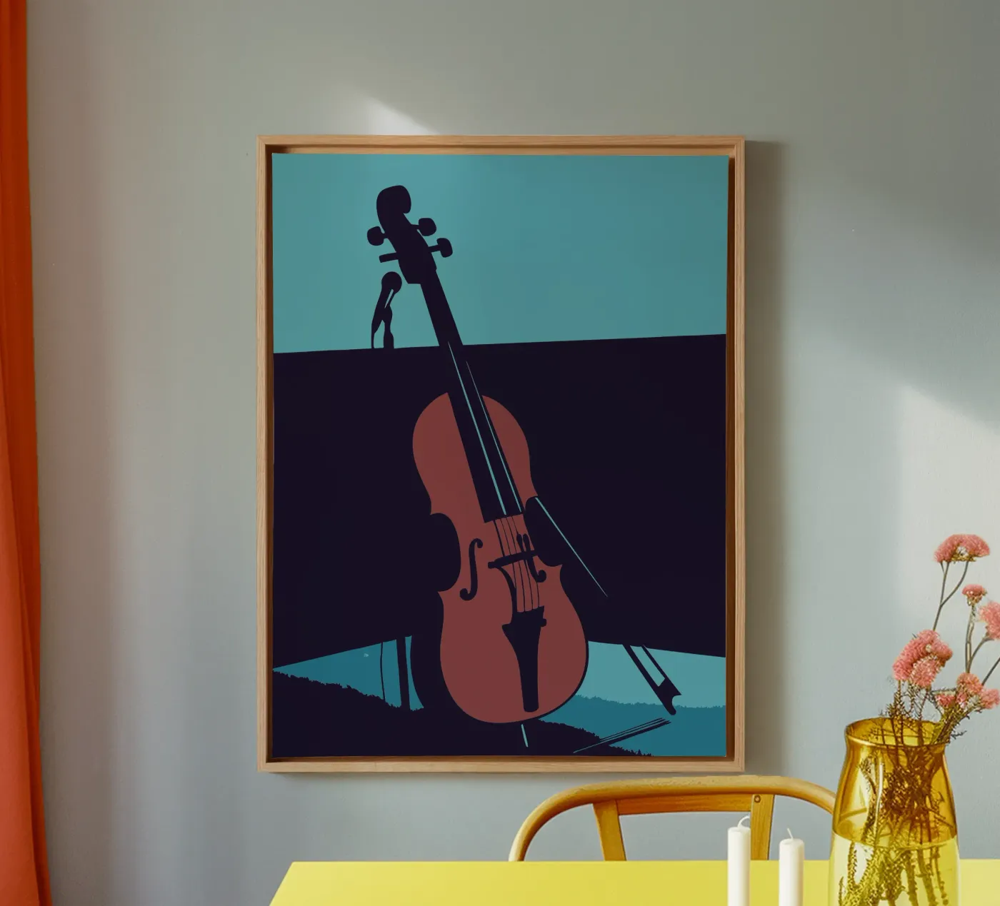 Viool canvas van MUSIC EDITION
