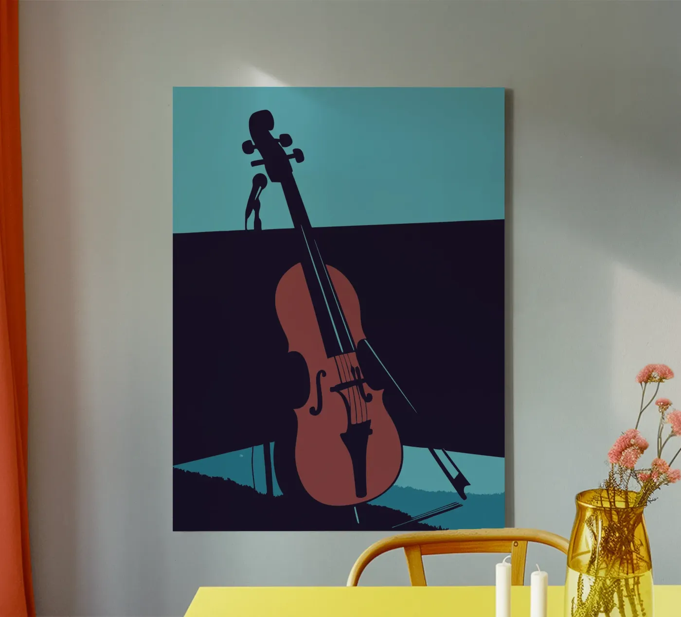 Viool canvas van MUSIC EDITION