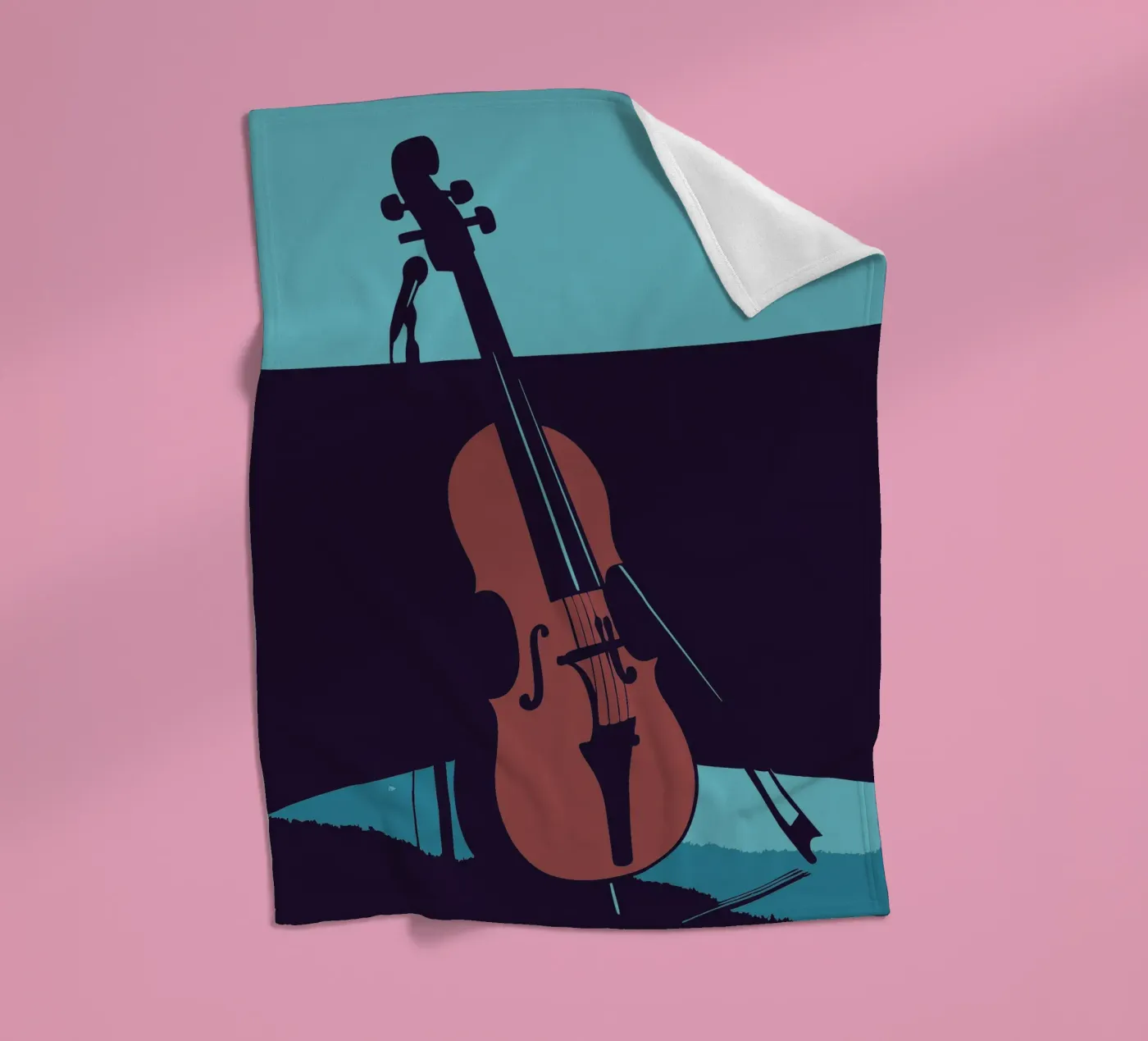 Geige Fleecedecke von MUSIC EDITION