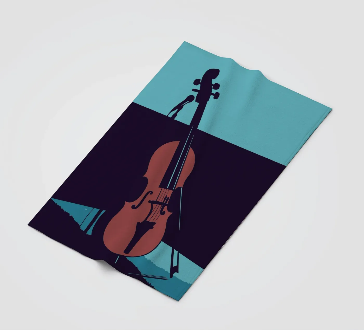 Geige Fleecedecke von MUSIC EDITION