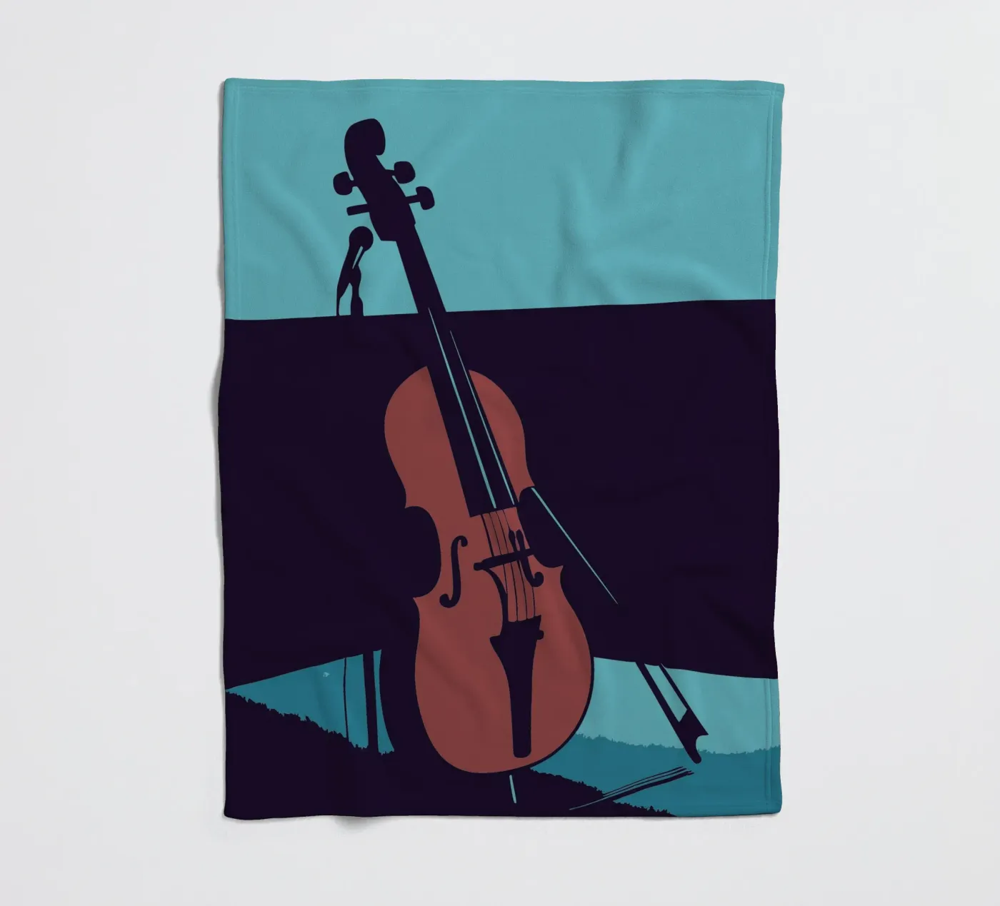 Geige Fleecedecke von MUSIC EDITION