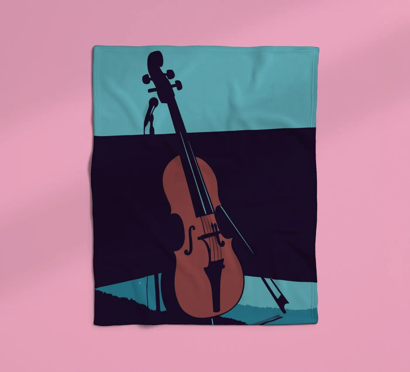 Geige Fleecedecke von MUSIC EDITION