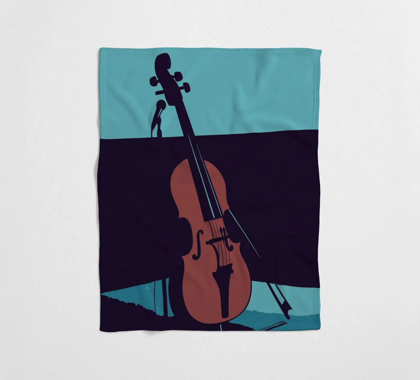 Geige Fleecedecke von MUSIC EDITION