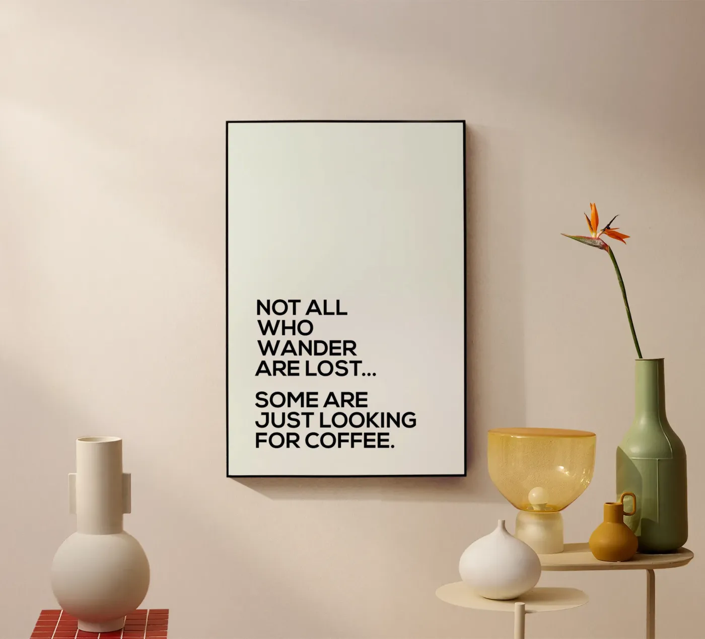 Looking for Coffee plexiglas de Studio One