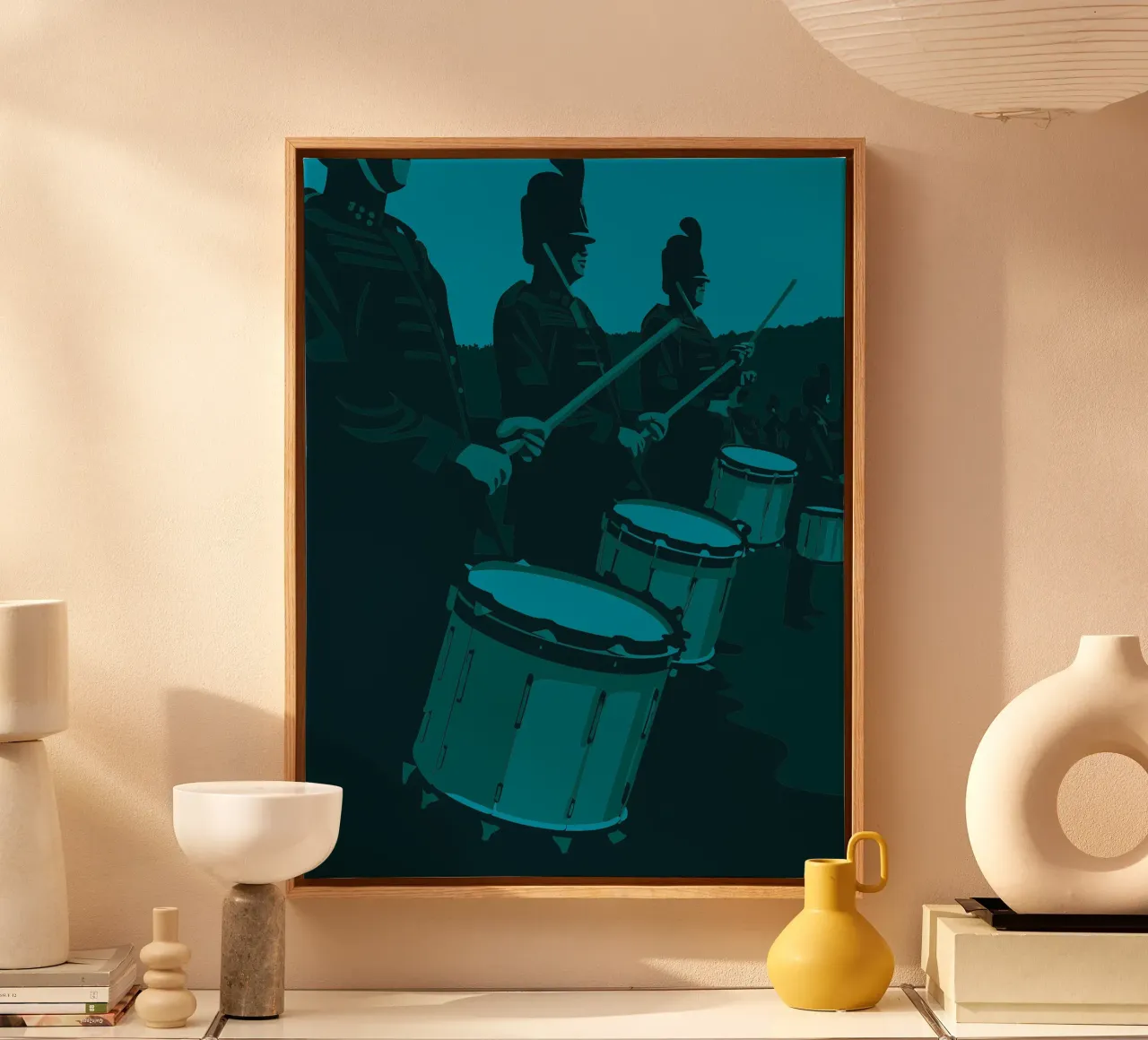 Banda musicale tela con Cornice a cassetta da MUSIC EDITION