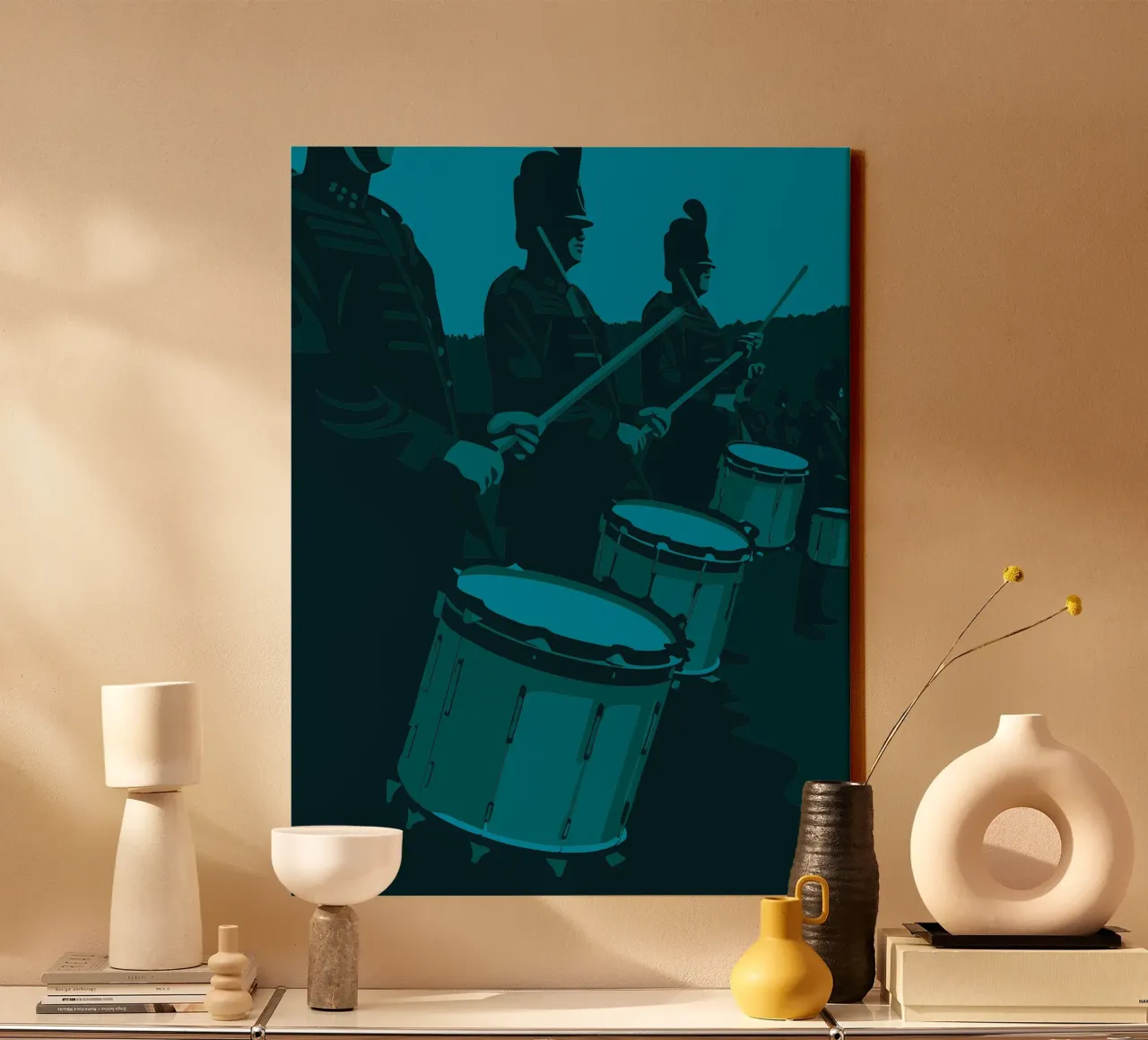 Banda musicale tela con Cornice a cassetta da MUSIC EDITION