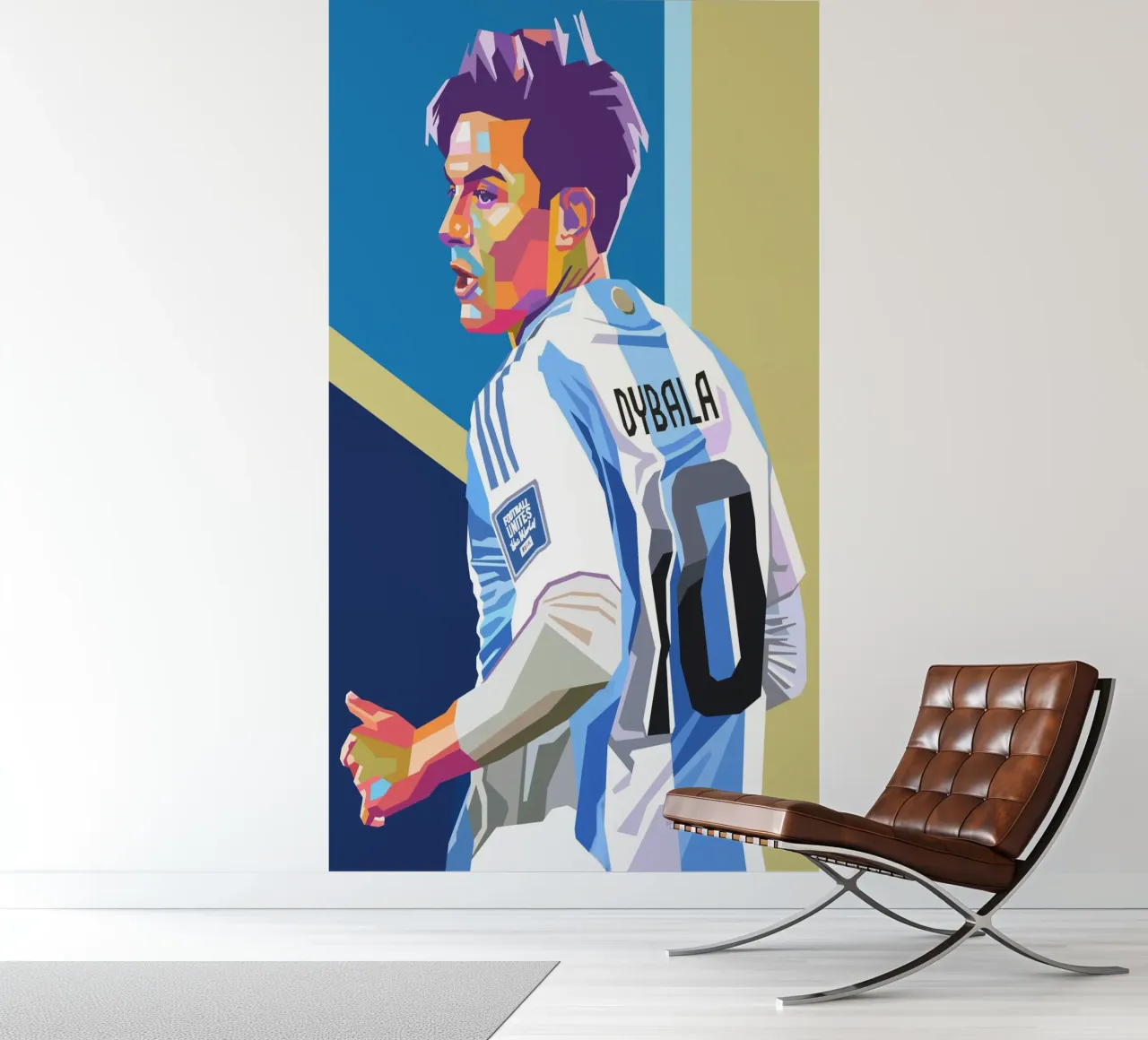 Paulo Dybala Argentinien Fußballspieler Fototapete von Hantamrata