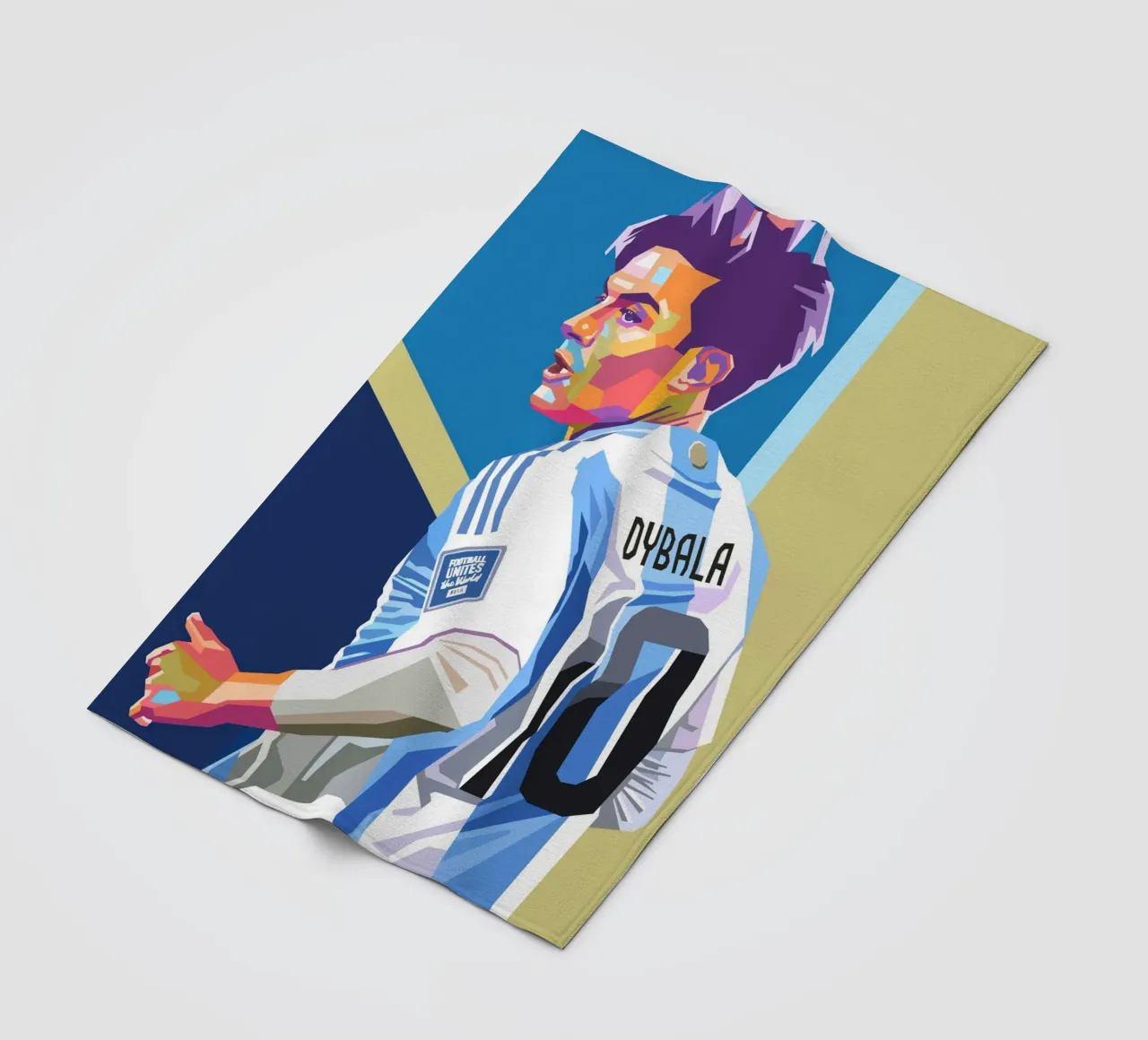 Paulo Dybala Argentinien Fußballspieler Fleecedecke von Hantamrata