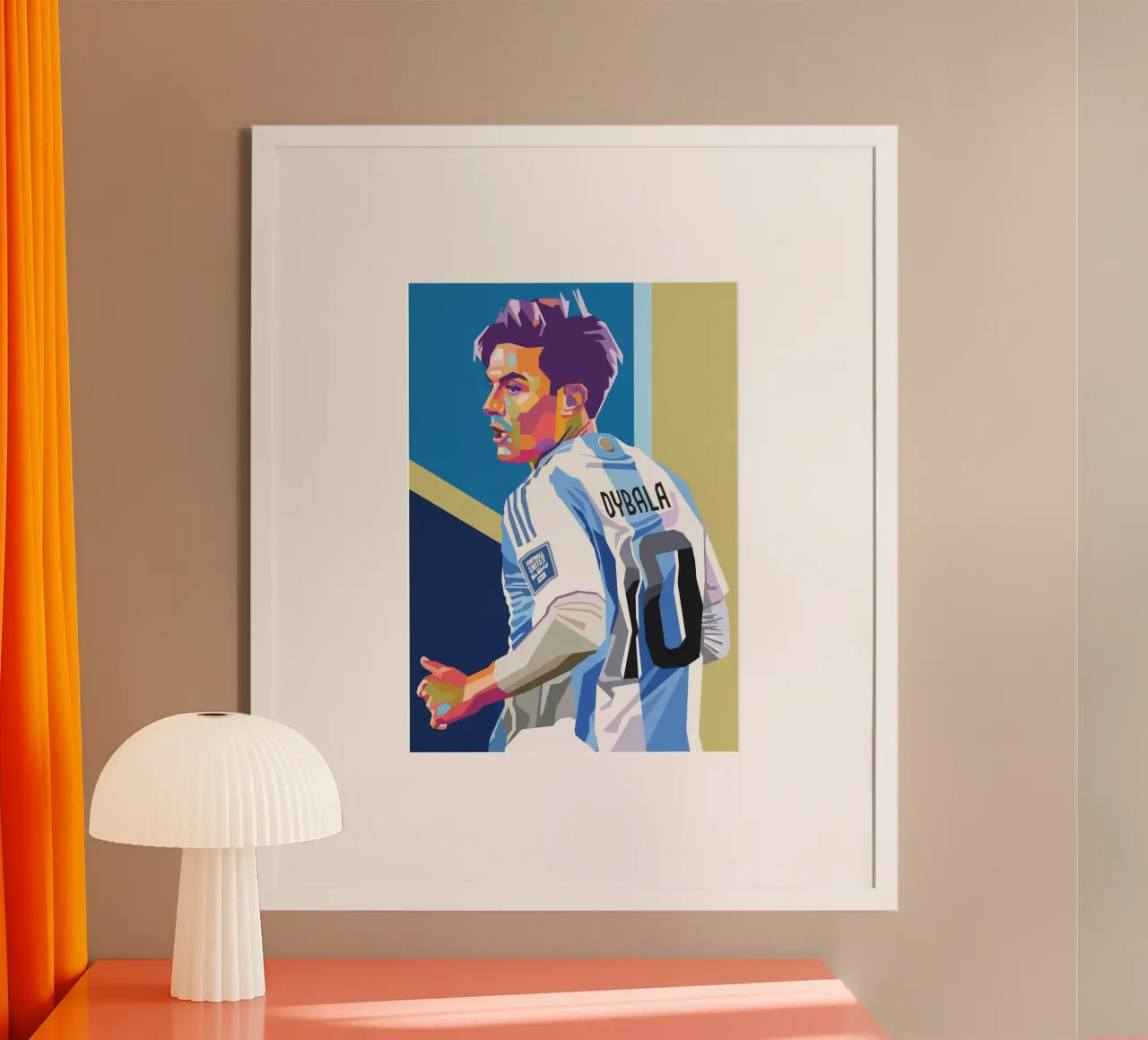 Paulo Dybala Joueur de football argentin poster de Hantamrata
