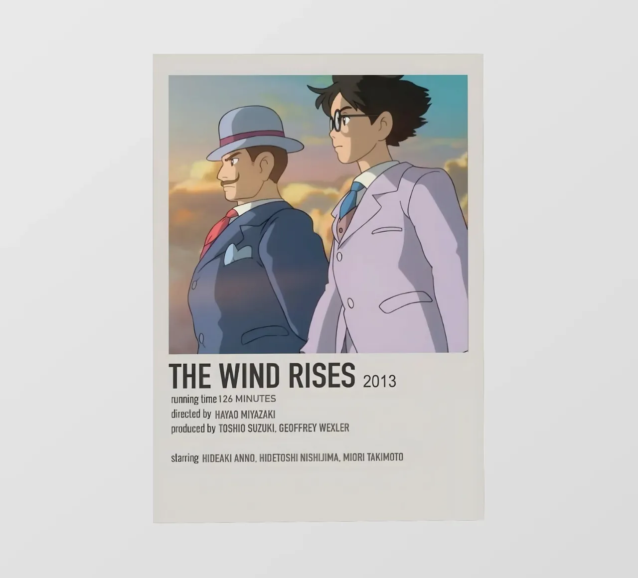 THE WIND RISES  2013 carta da parati fotografica da Totoya