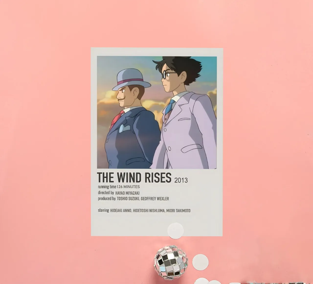 THE WIND RISES  2013 adesivo da Totoya