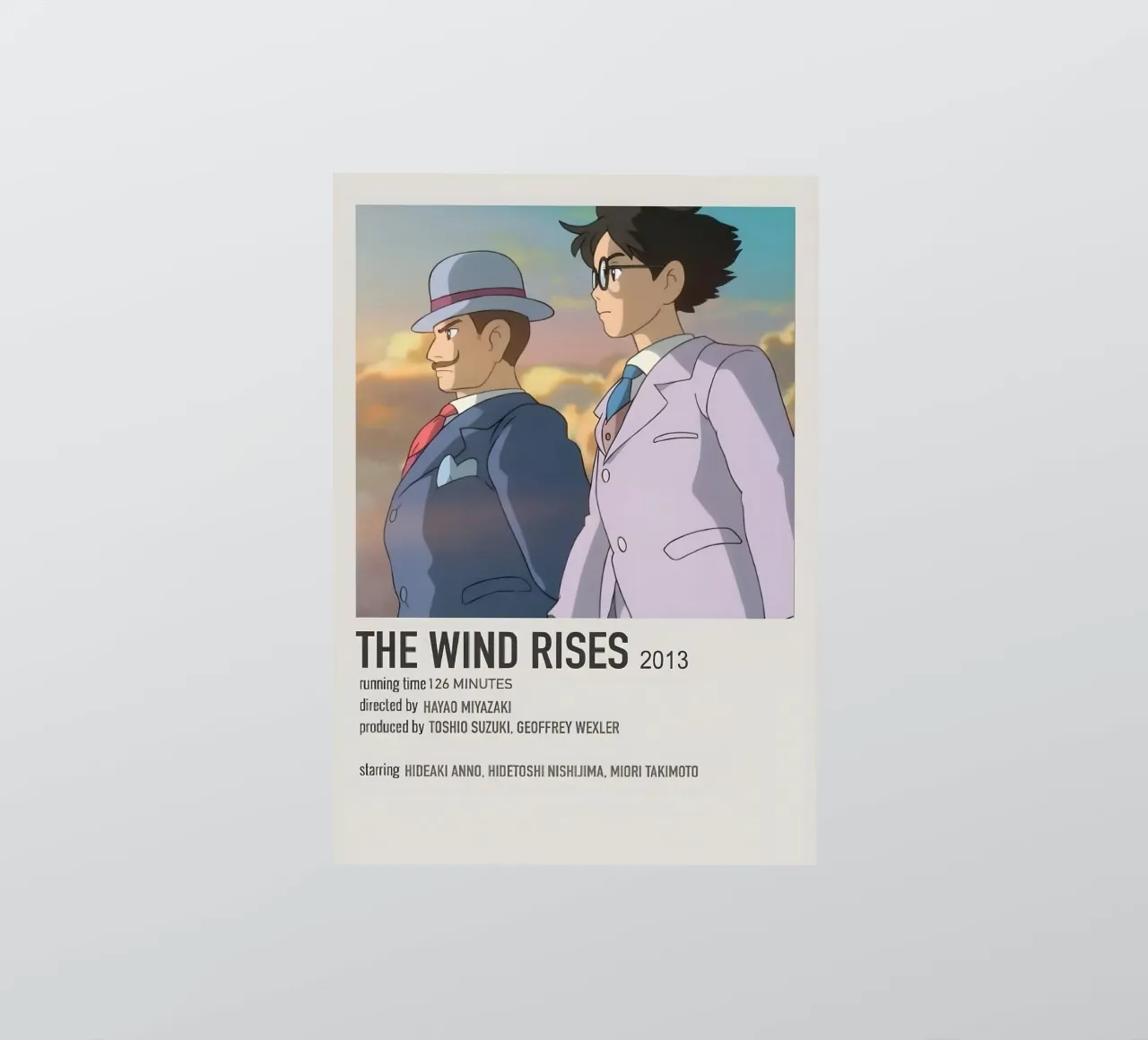 THE WIND RISES  2013 adesivo da Totoya