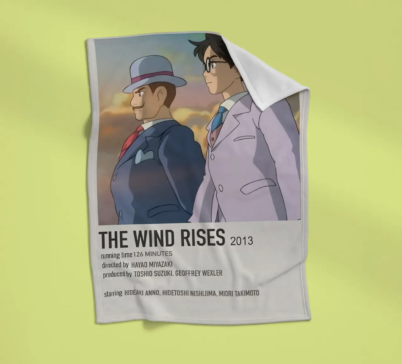 THE WIND RISES  2013 coperta in pile da Totoya