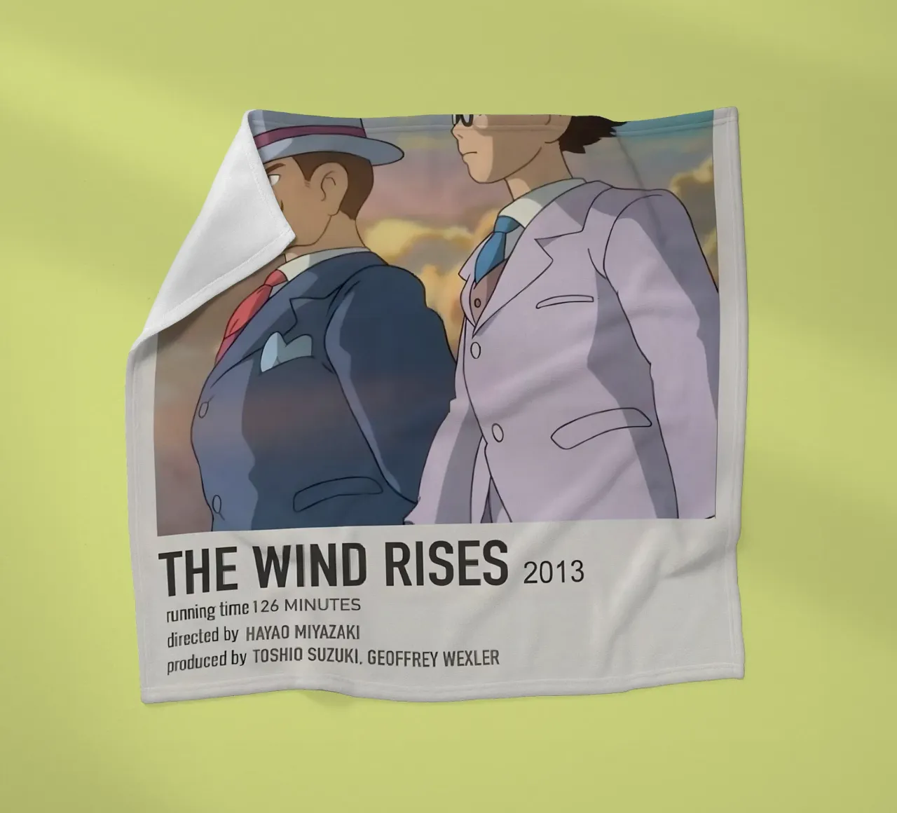 THE WIND RISES  2013 coperta in pile da Totoya