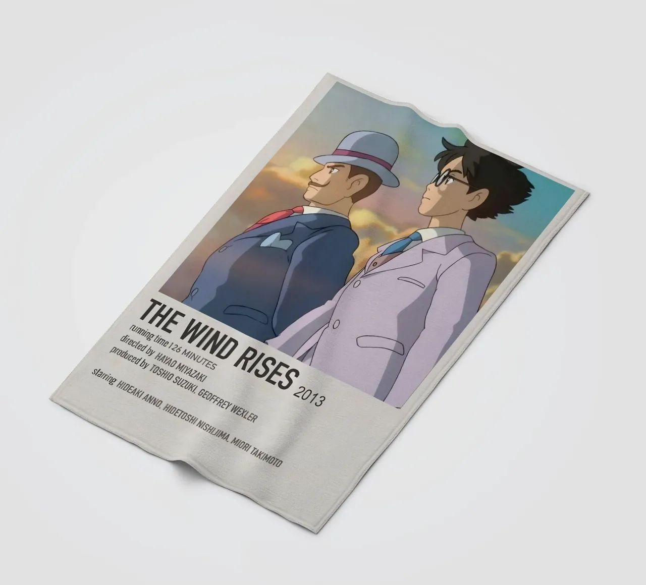 THE WIND RISES  2013 coperta in pile da Totoya