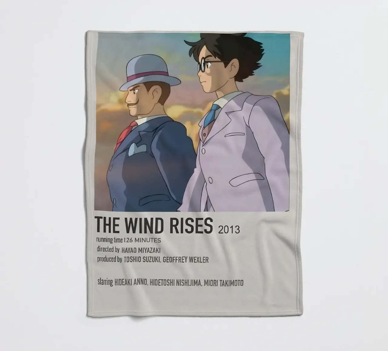 THE WIND RISES  2013 coperta in pile da Totoya