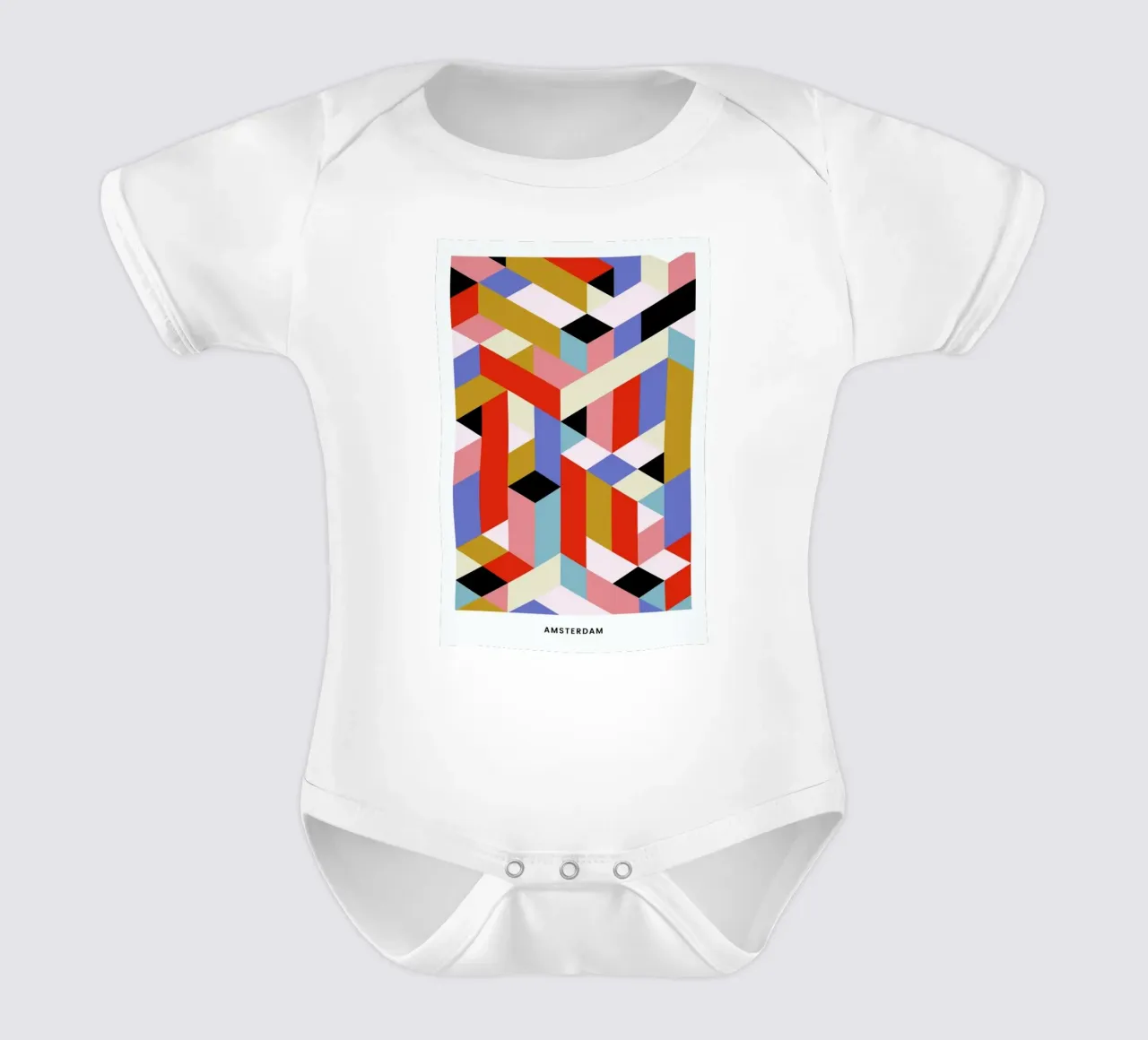 Amsterdam body neonato maniche corte da daylight design studio