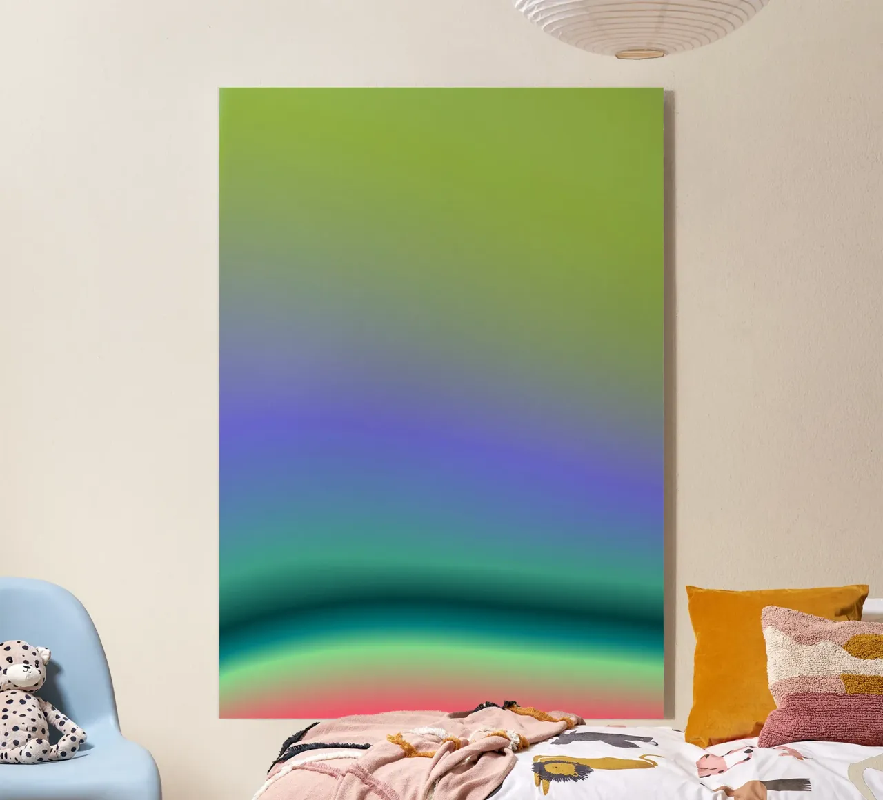 SPIRITUAL GREEN LIGHT Acryl-Glas von ÂME LIBRE STUDIO