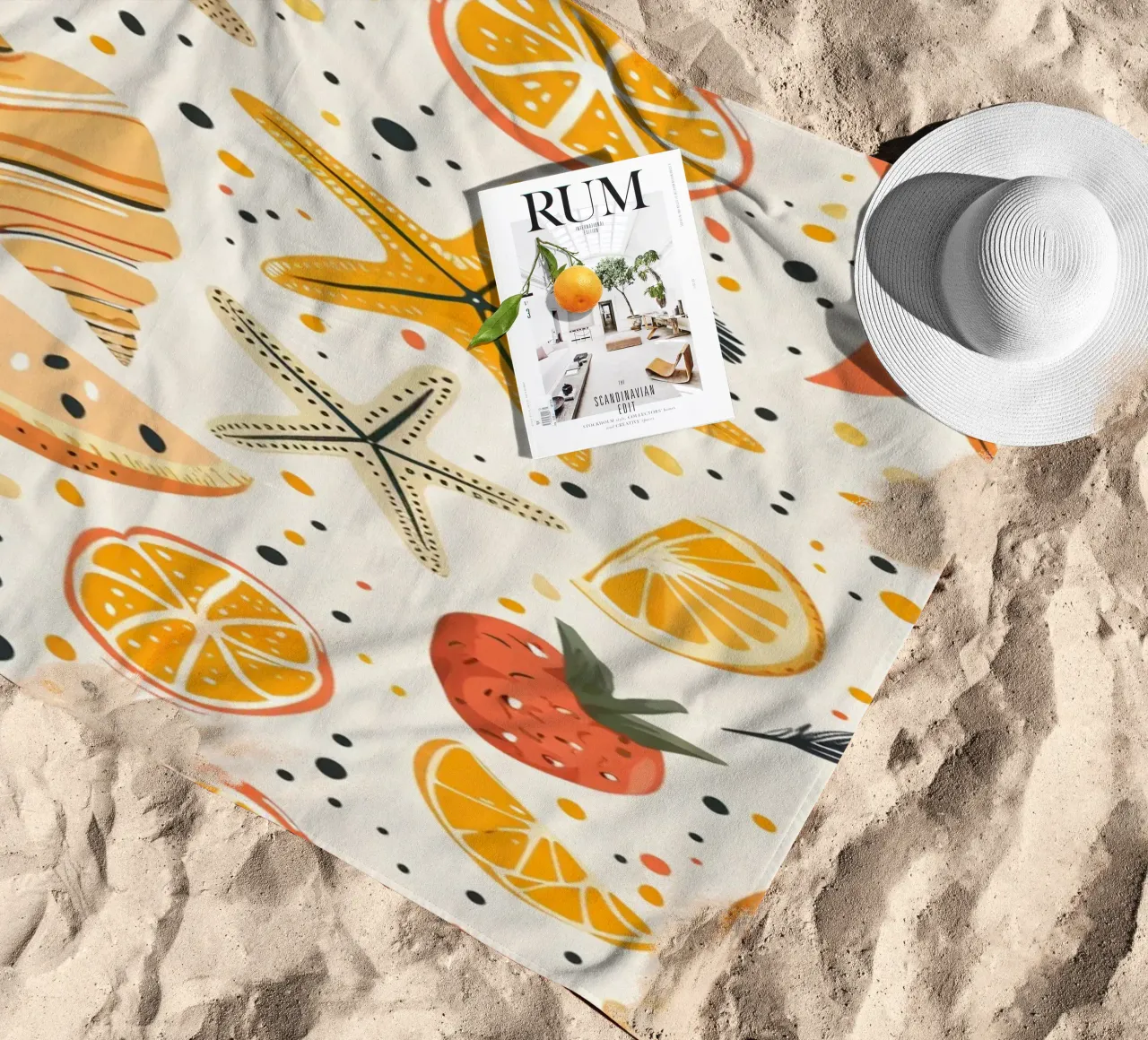Estate e spiaggia telo mare da Happy Littles