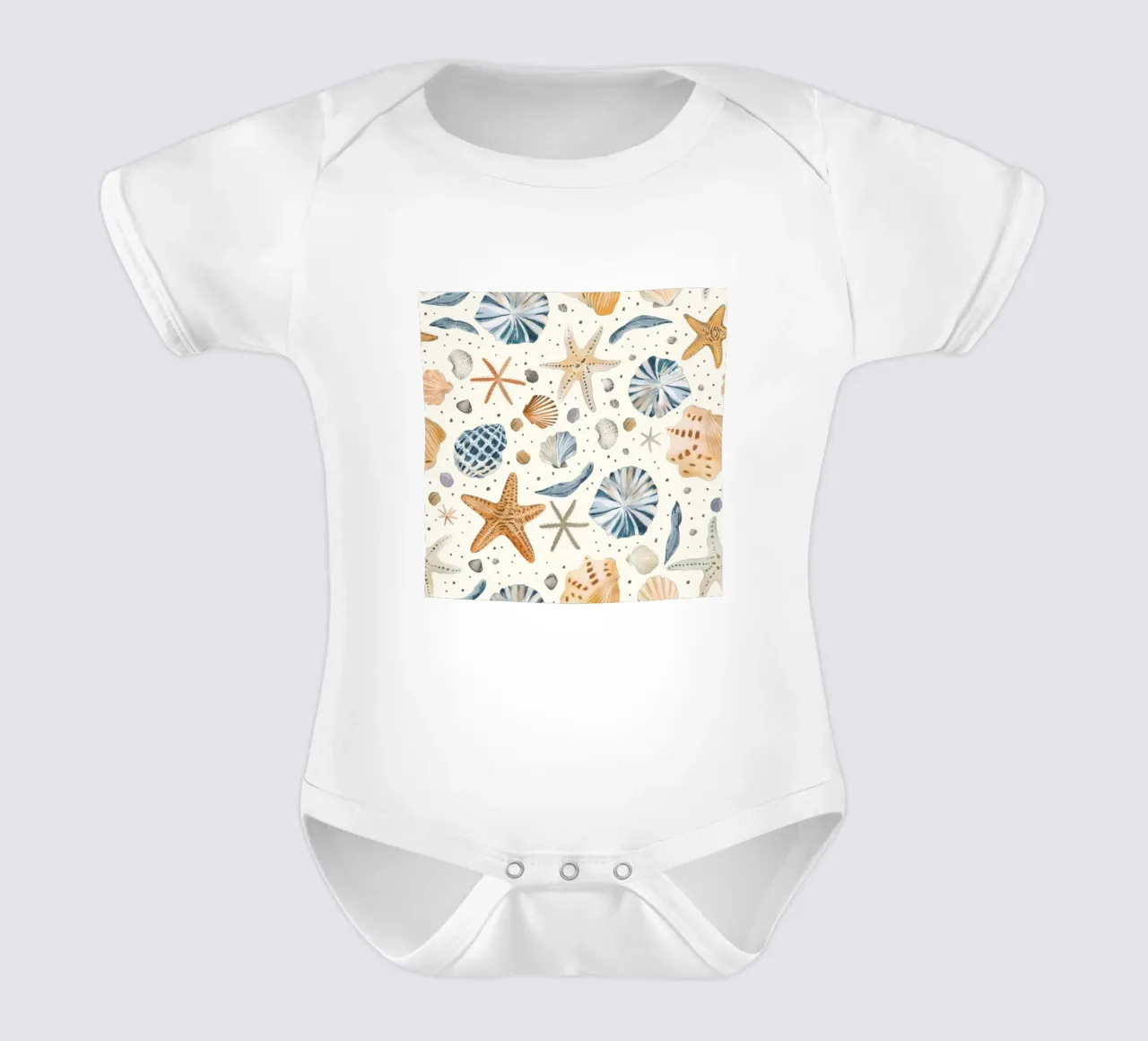 Estate e spiaggia body neonato maniche corte da Happy Littles