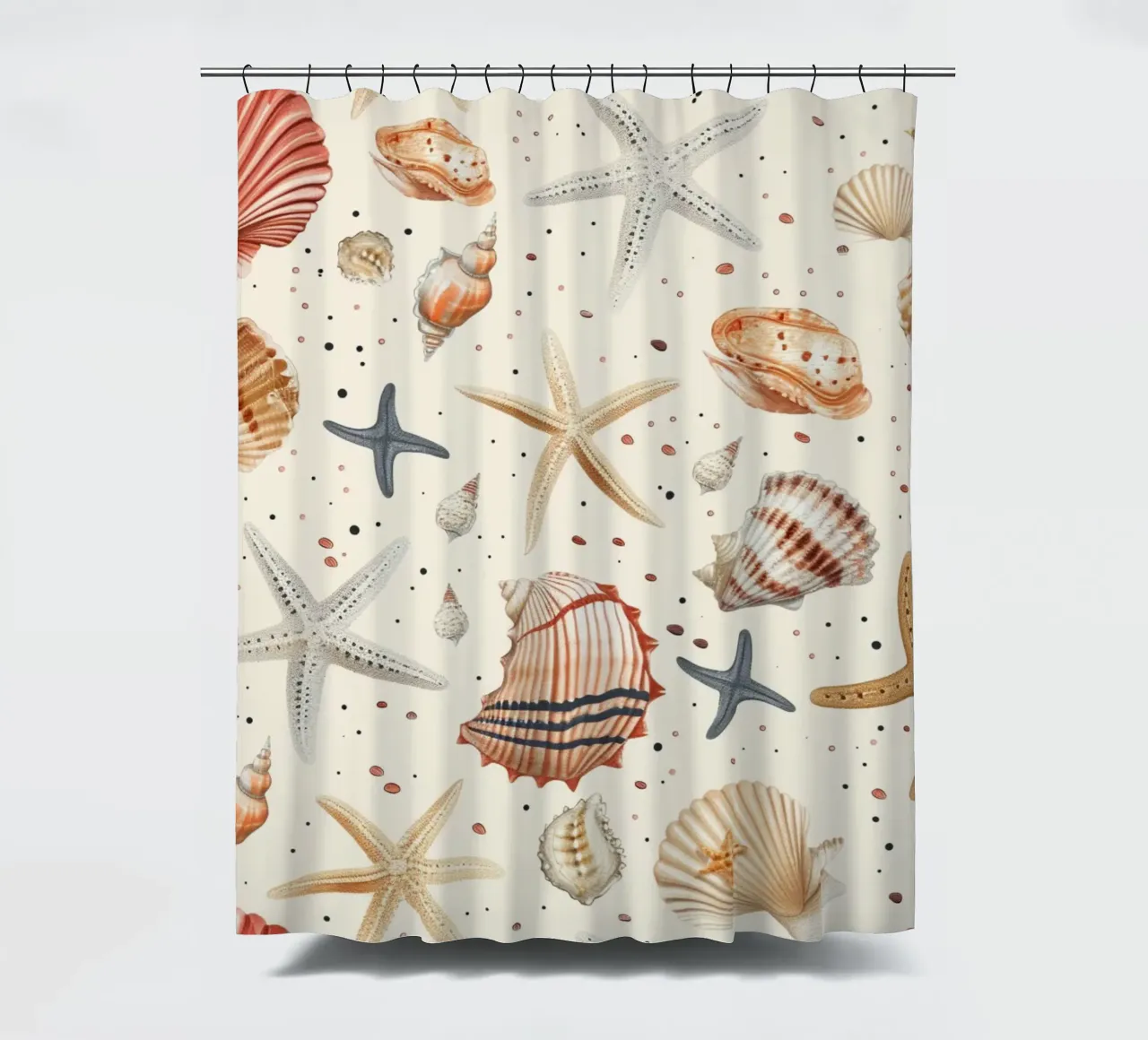 Summer & Beach shower curtain by Happy Littles