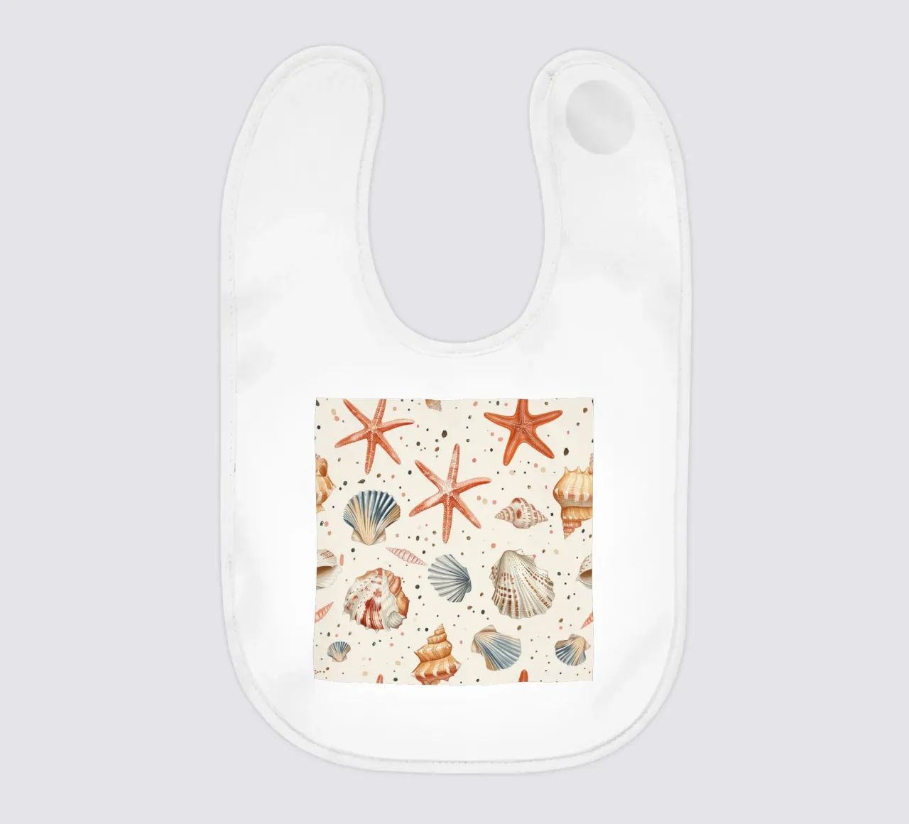 Summer & Beach baby bib by Happy Littles
