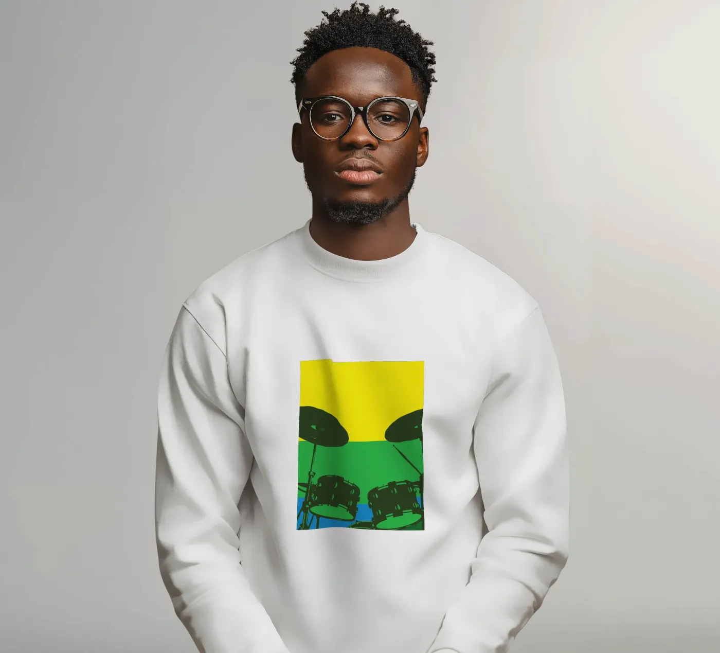 Drum Set sweatshirt by MUSIC EDITION