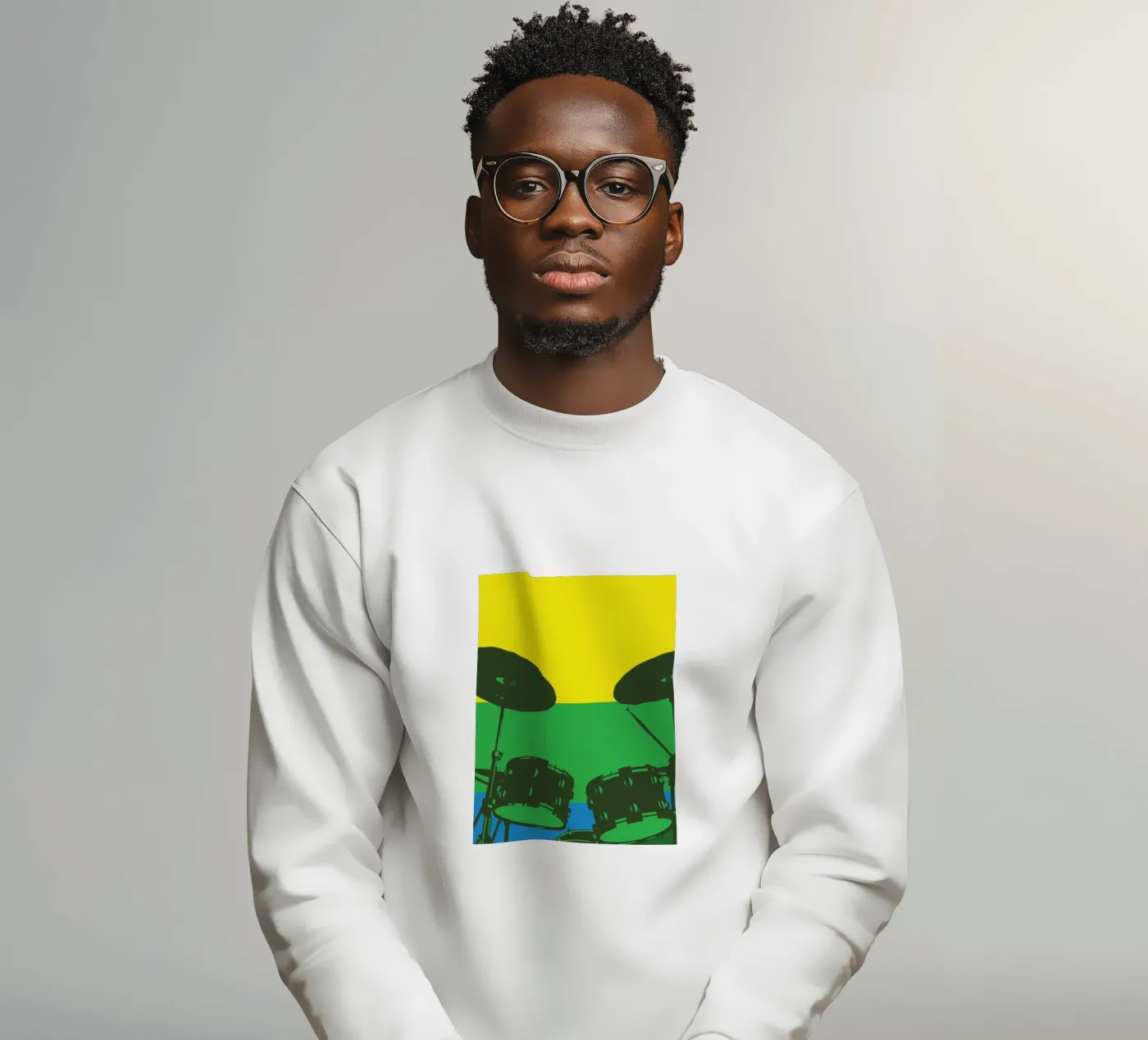 Drum Set sweatshirt by MUSIC EDITION