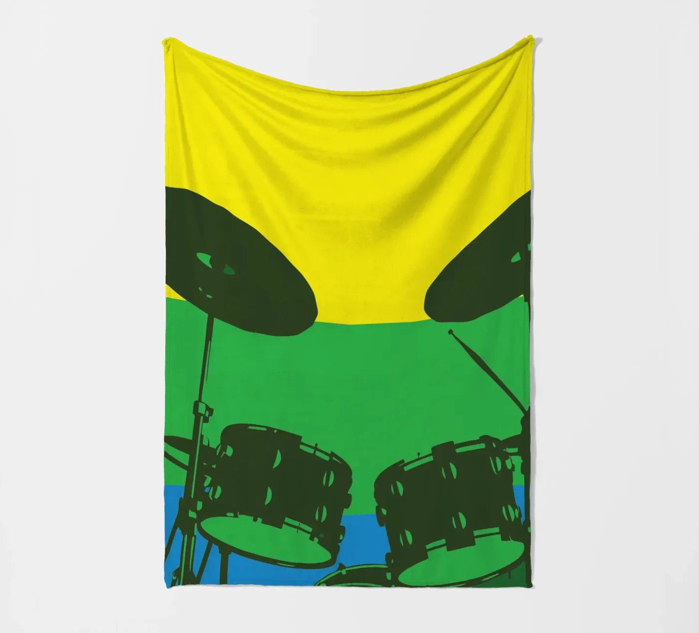 Drum Set fleece blanket by MUSIC EDITION