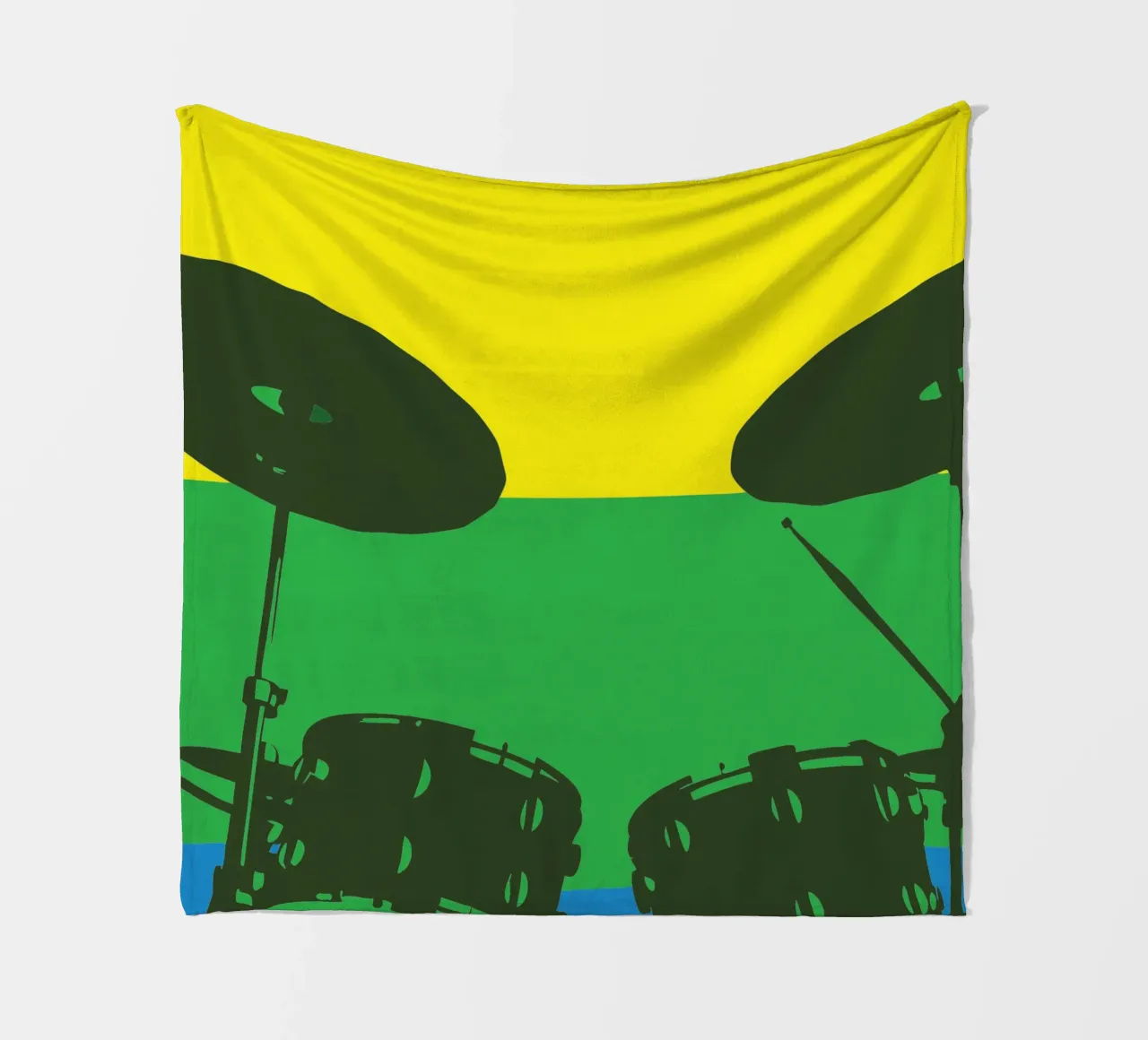 Drum Set Fleecedecke von MUSIC EDITION