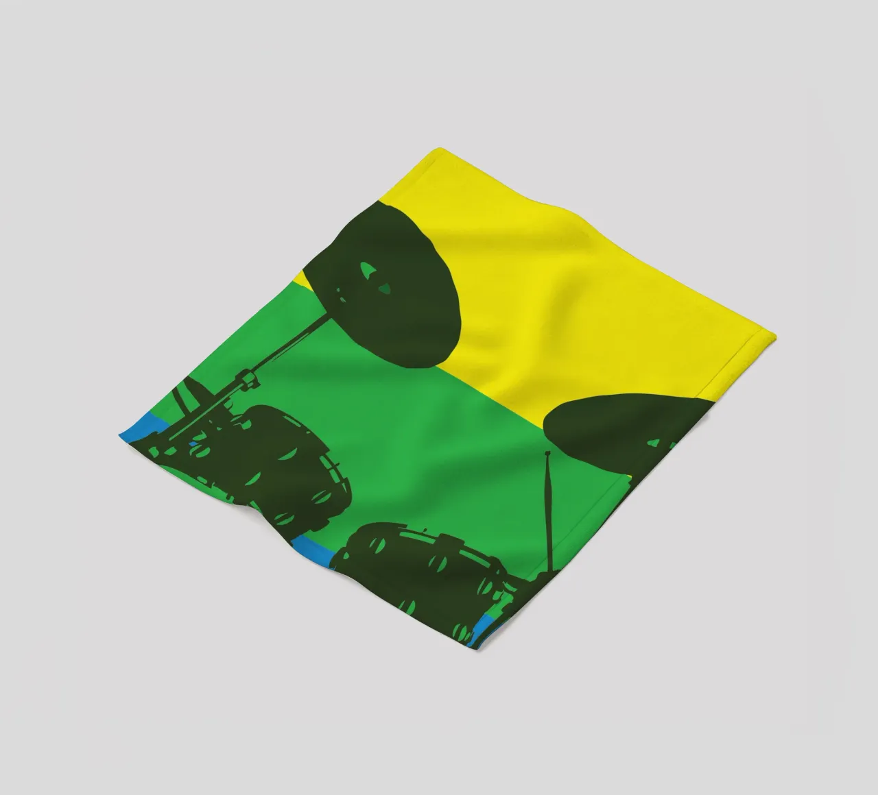 Drum Set Fleecedecke von MUSIC EDITION