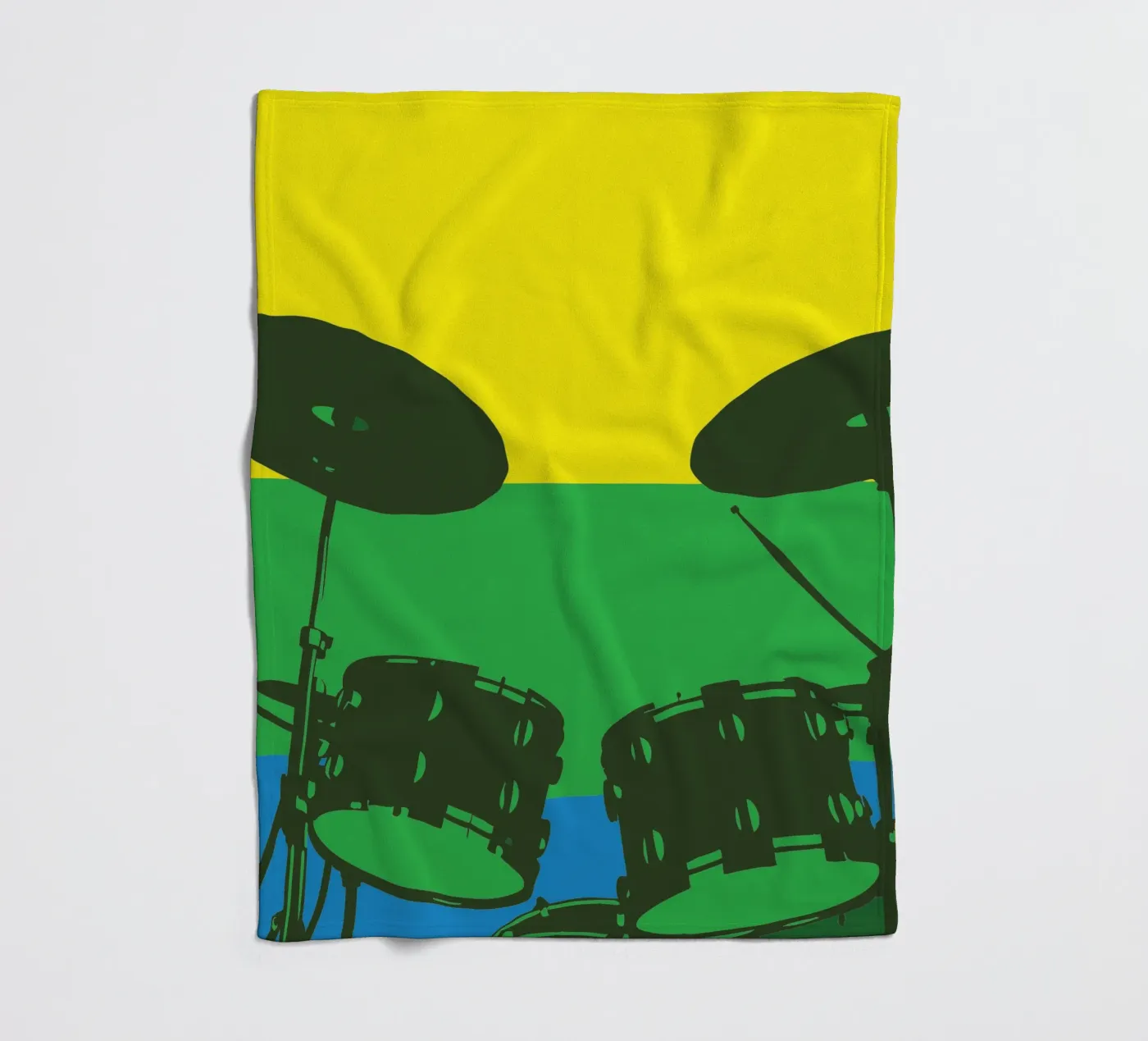 Drum Set fleece blanket by MUSIC EDITION