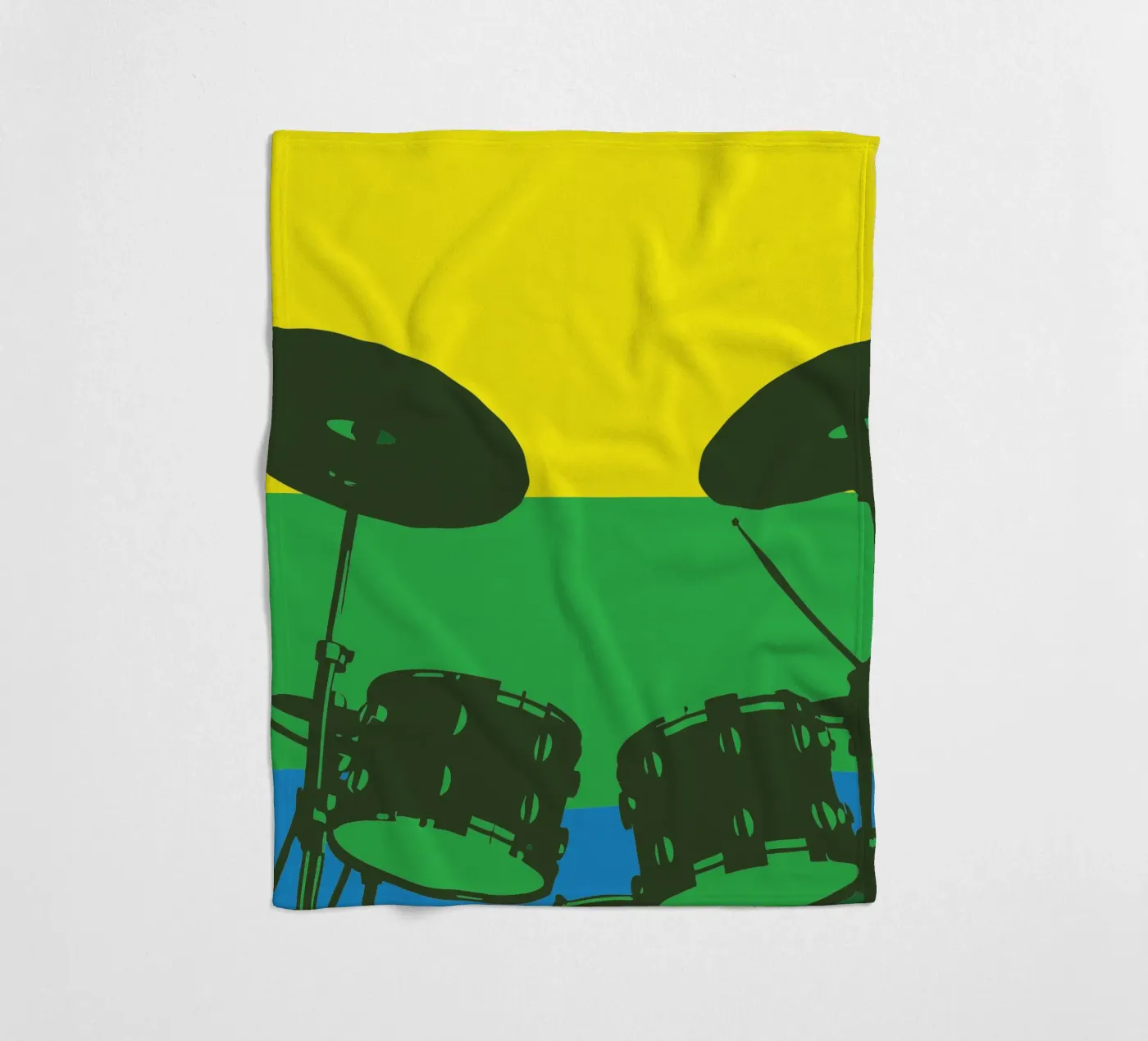 Drum Set fleece blanket by MUSIC EDITION