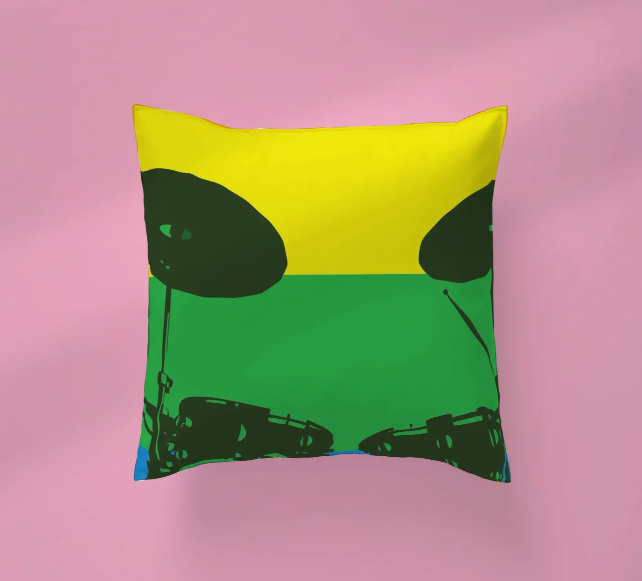 Drum Set decorative cushion by MUSIC EDITION