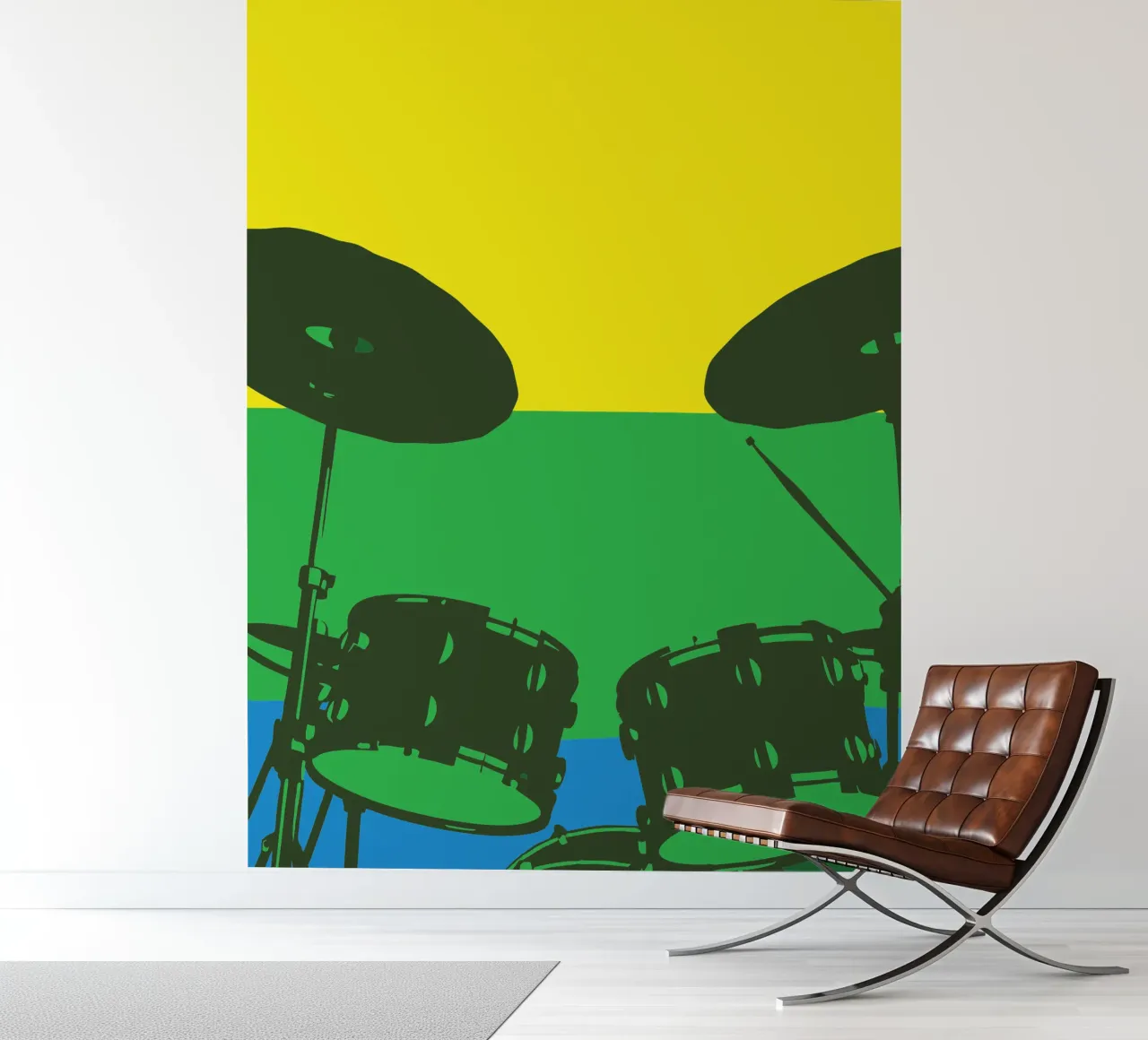 Drum Set fotobehang van MUSIC EDITION